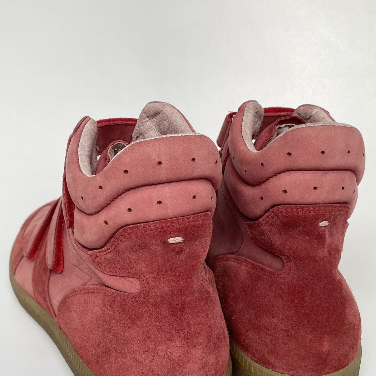 Maison Margiela OG Velcro Red Suede GAT Sneakers Size US 8 / EU 41 - 12 Thumbnail