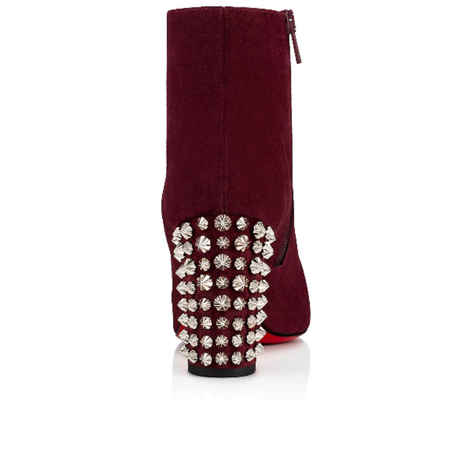 Christian Louboutin Christian Louboutin Suzi Folk 85 Prunus Red Suede Spike Size US 5.5 / IT 35.5 - 10 Thumbnail