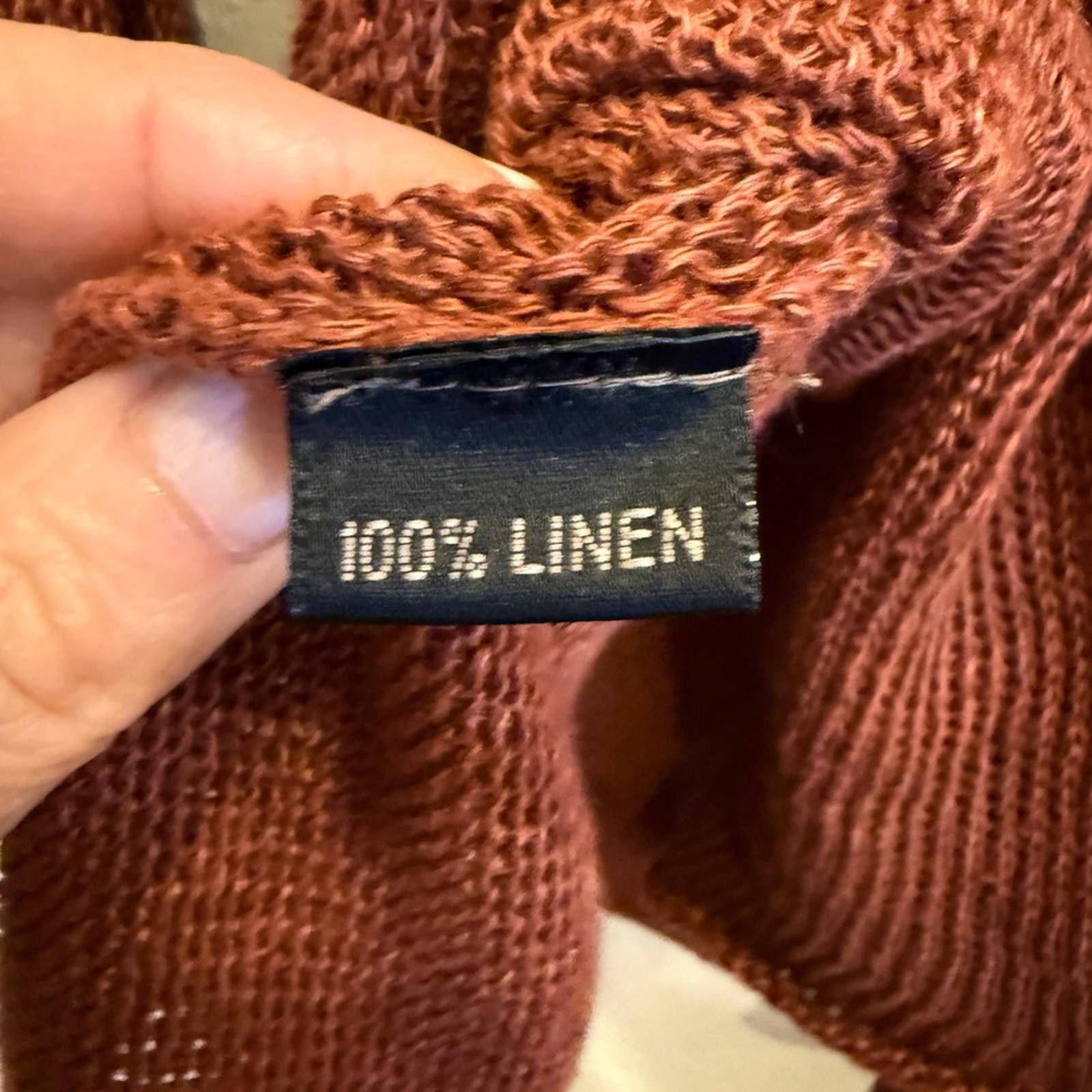 Other Zuza Bart Women’s Linen Thrashed Minimalist Sweater sz S Size S / US 4 / IT 40 - 7 Thumbnail