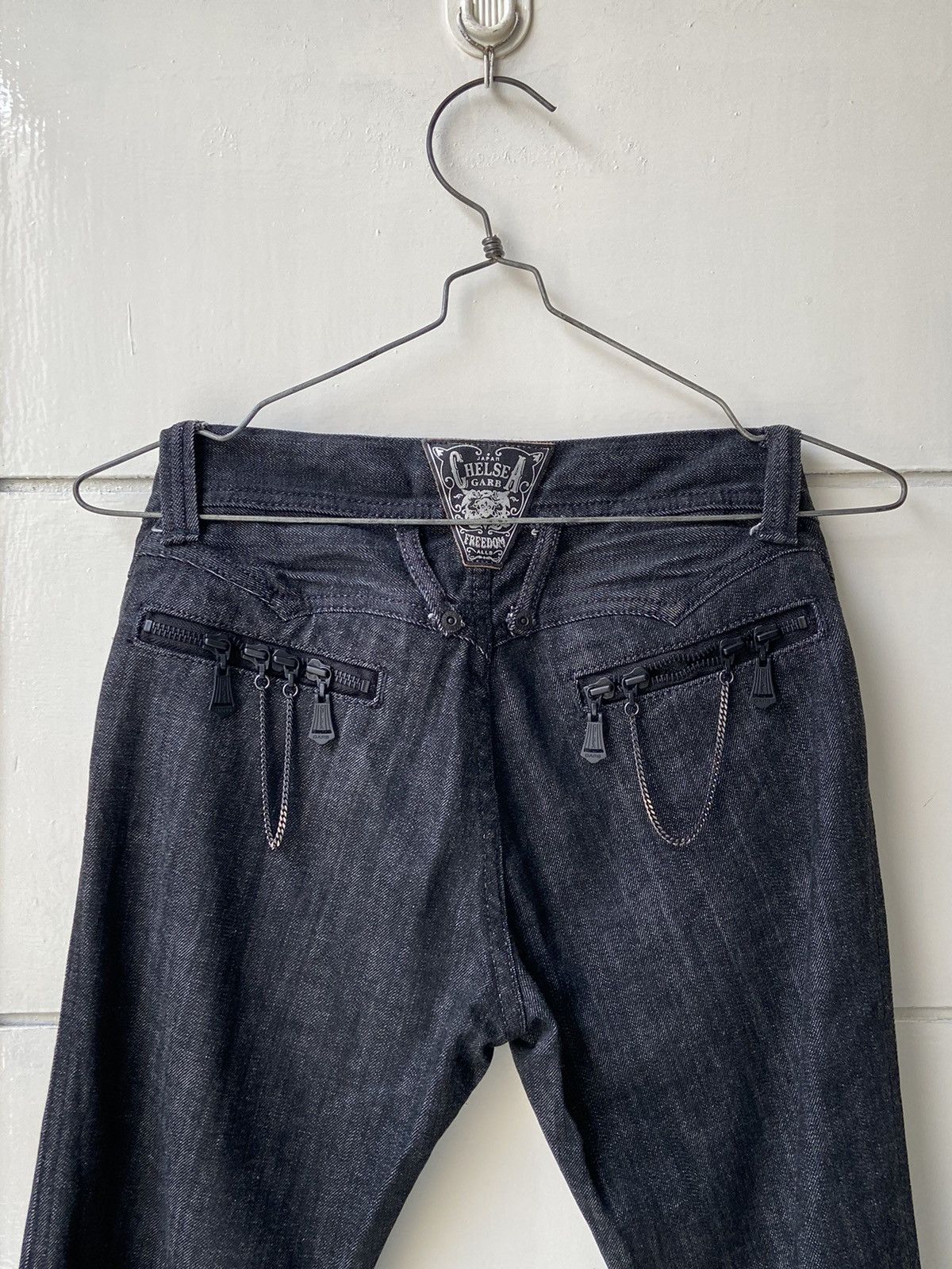 Designer × If Six Was Nine × Japanese Brand CHELSEAGARB Black Long Pants Size US 27 - 5 Thumbnail