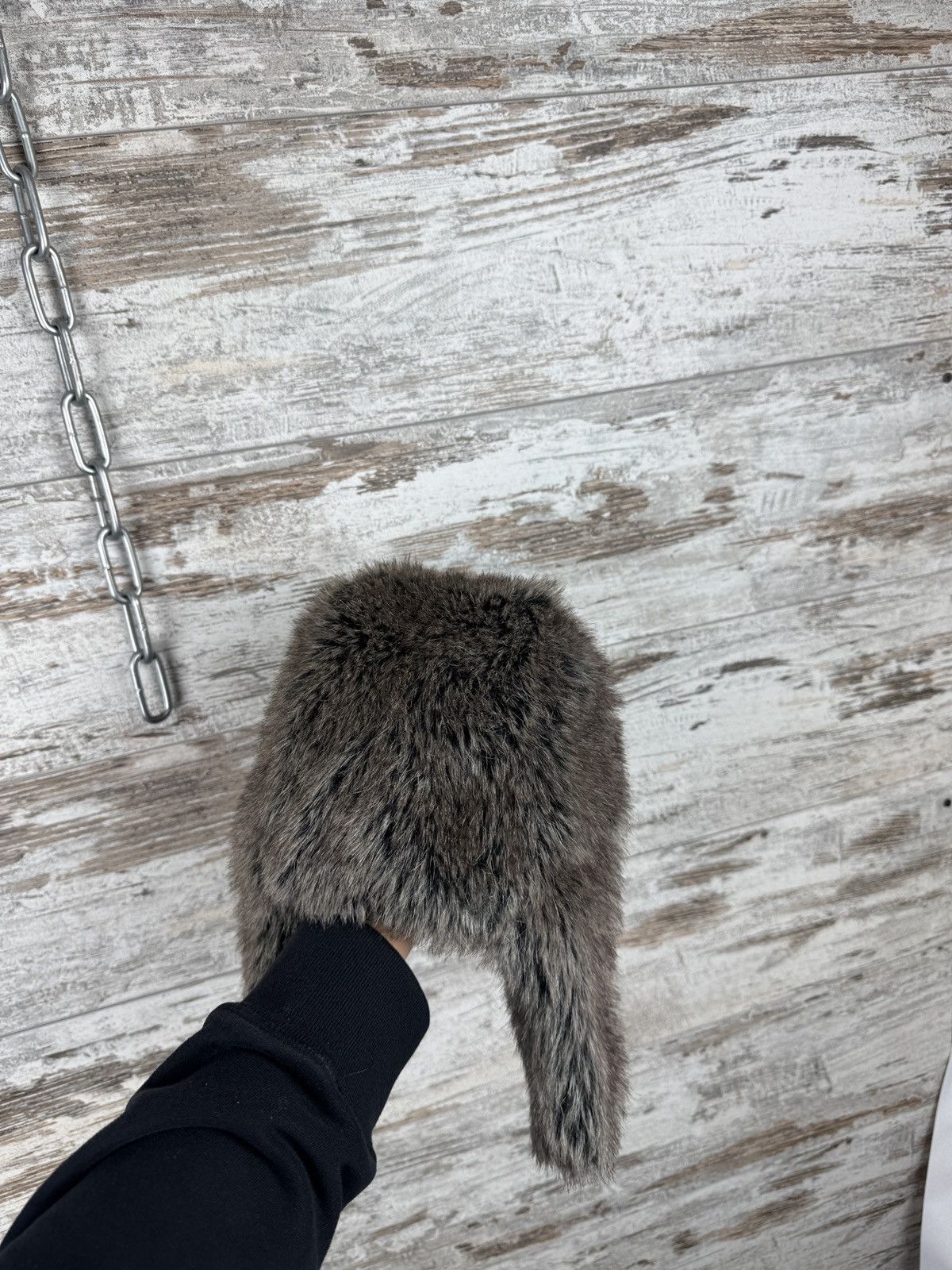 Hysteric Glamour Vintage Y2K Faux Fur Trapper Ushanka Winter Hat Fuzzy hats Size ONE SIZE - 5 Thumbnail