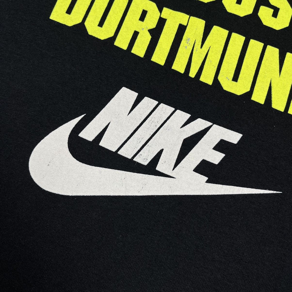 Nike Vintage Nike Borussia Dortmund rare big logo tee 90’s Size US S / EU 44-46 / 1 - 12 Thumbnail