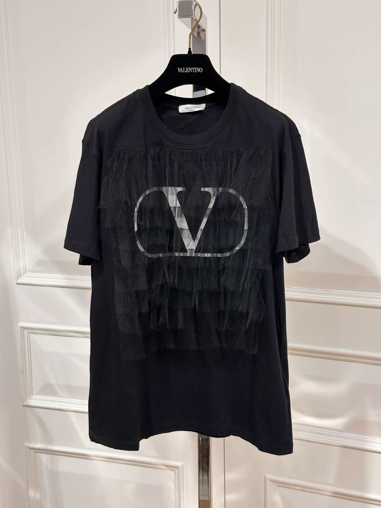 Valentino Valentino Black T-Shirt Size S Size US S / EU 44-46 / 1 - 1 Thumbnail