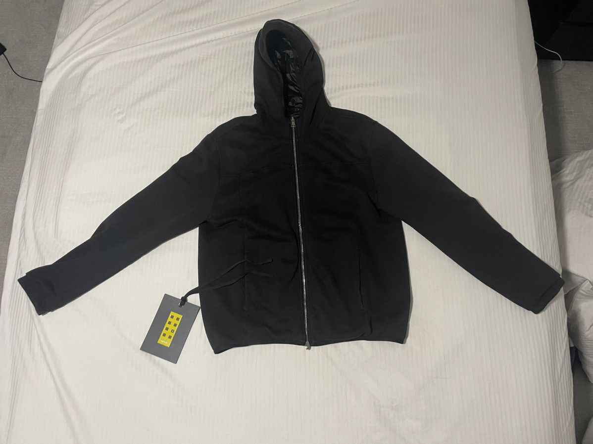 image of Black Moncler Genius X 1017 Alyx 9Sm Reversible Down Hoodie, Men's (Size Medium)