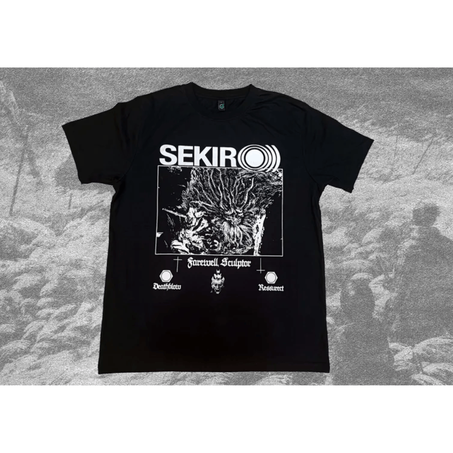 Japanese Brand Sekiro Inspired Drone Metal Shirt – Dark Fantasy Art Tee Size US L / EU 52-54 / 3 - 1 Thumbnail