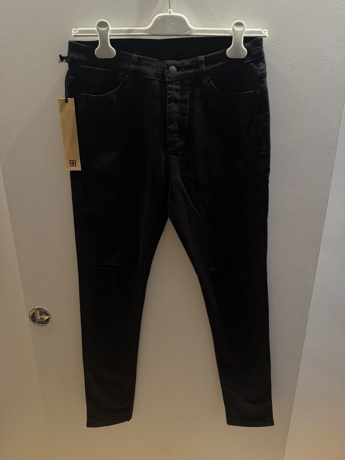 Ksubi Ksubi Van Winkle Slice Black Jeans Size 33 Size US 33 - 4 Thumbnail