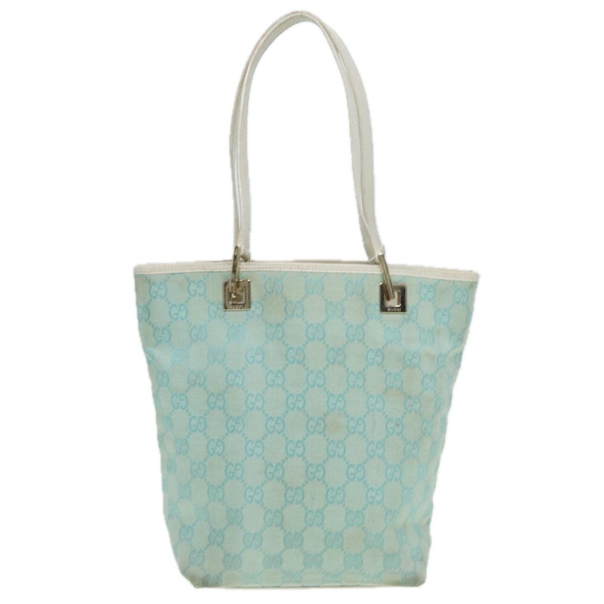Gucci GUCCI GG Canvas Shoulder Bag Blue White 002 002 Size ONE SIZE - 3 Thumbnail
