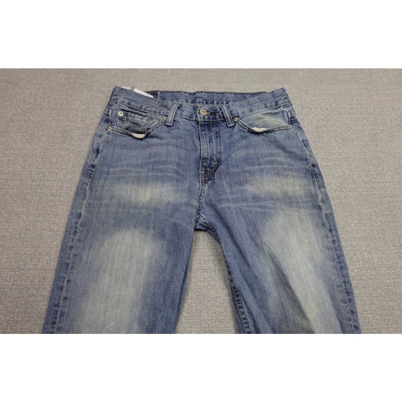 Levi's Levi's 514 Jeans Men 30x32 Blue Slim Straight Light Wash Denim Rancher Western Size US 30 / EU 46 - 2 Thumbnail
