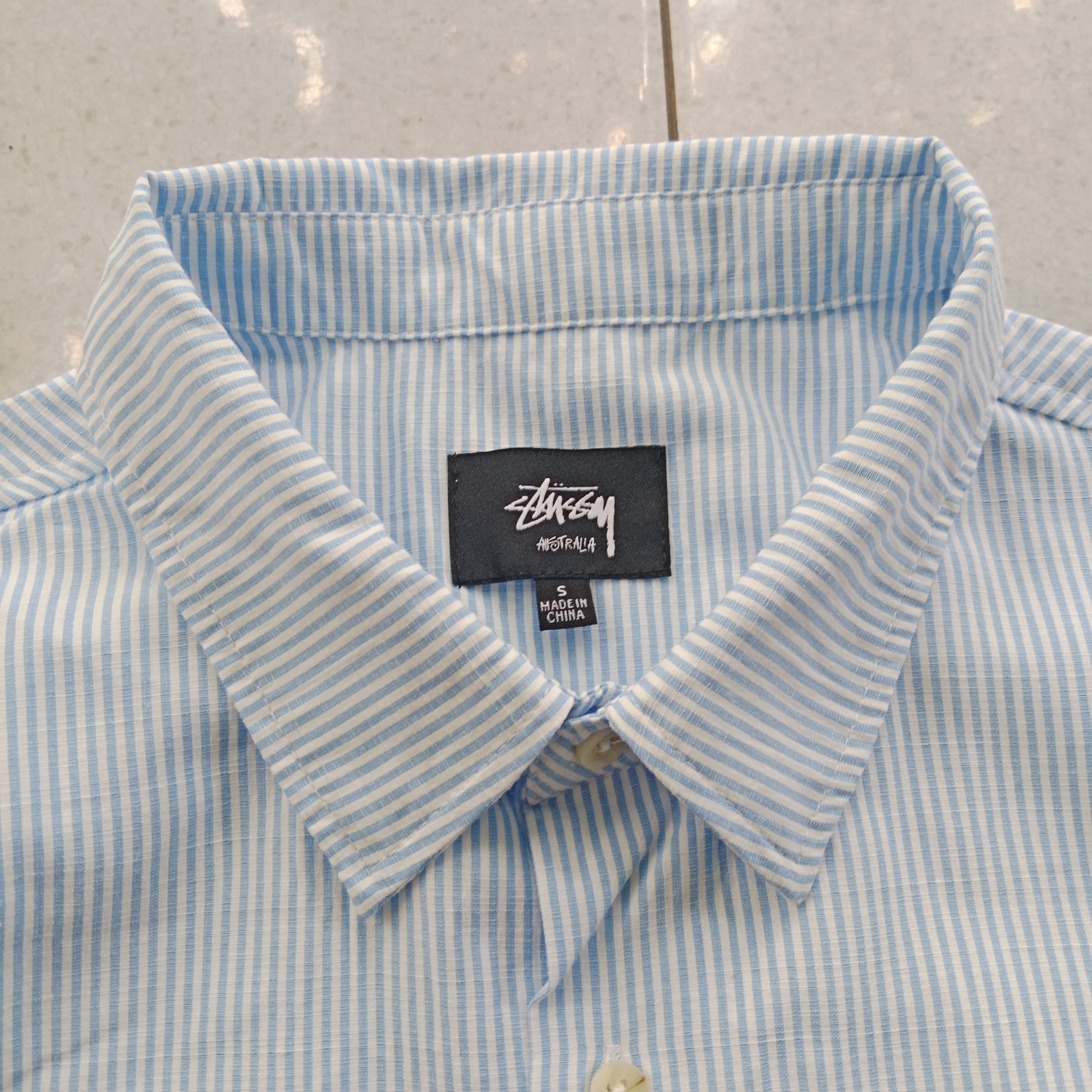 Stussy STUSSY SHIRT SHORT SLEEVE STRIPES Size US S / EU 44-46 / 1 - 4 Thumbnail