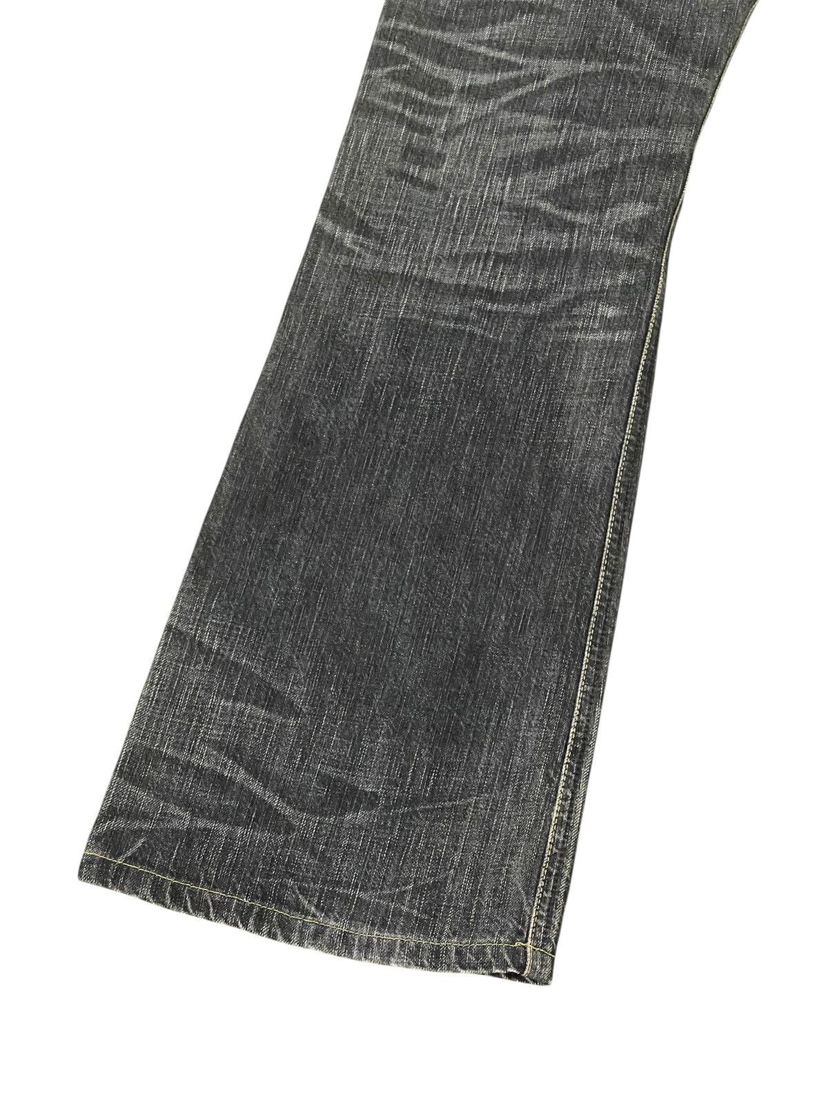 Edwin Flare Jeans Edwin 503 Japan Faded Distress Boot Cut 2🟦1 Size US 32 / EU 48 - 15 Thumbnail