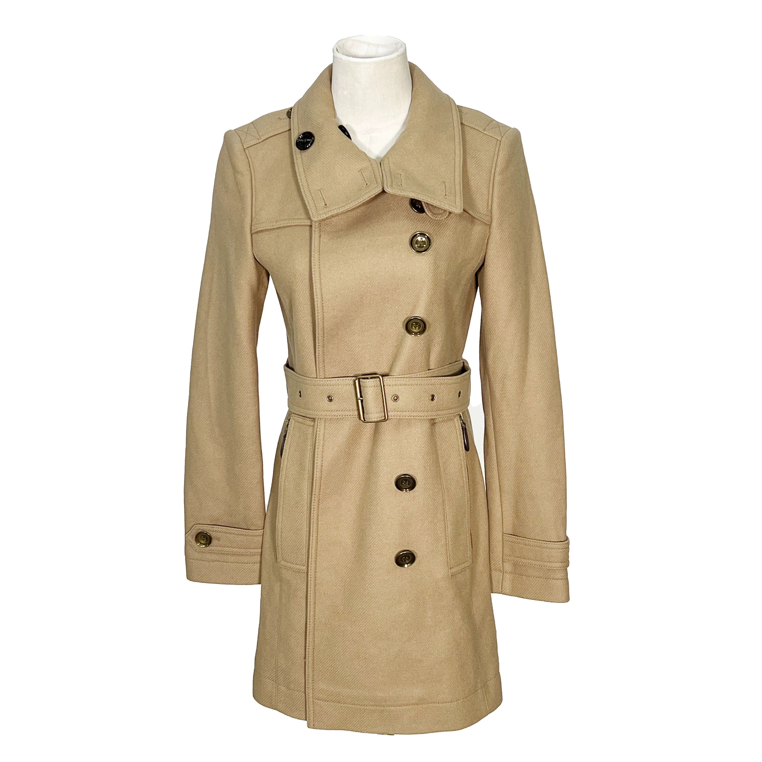 Burberry Burberry Wool Coat XS Women Size XS / US 0-2 / IT 36-38 - 1 Thumbnail