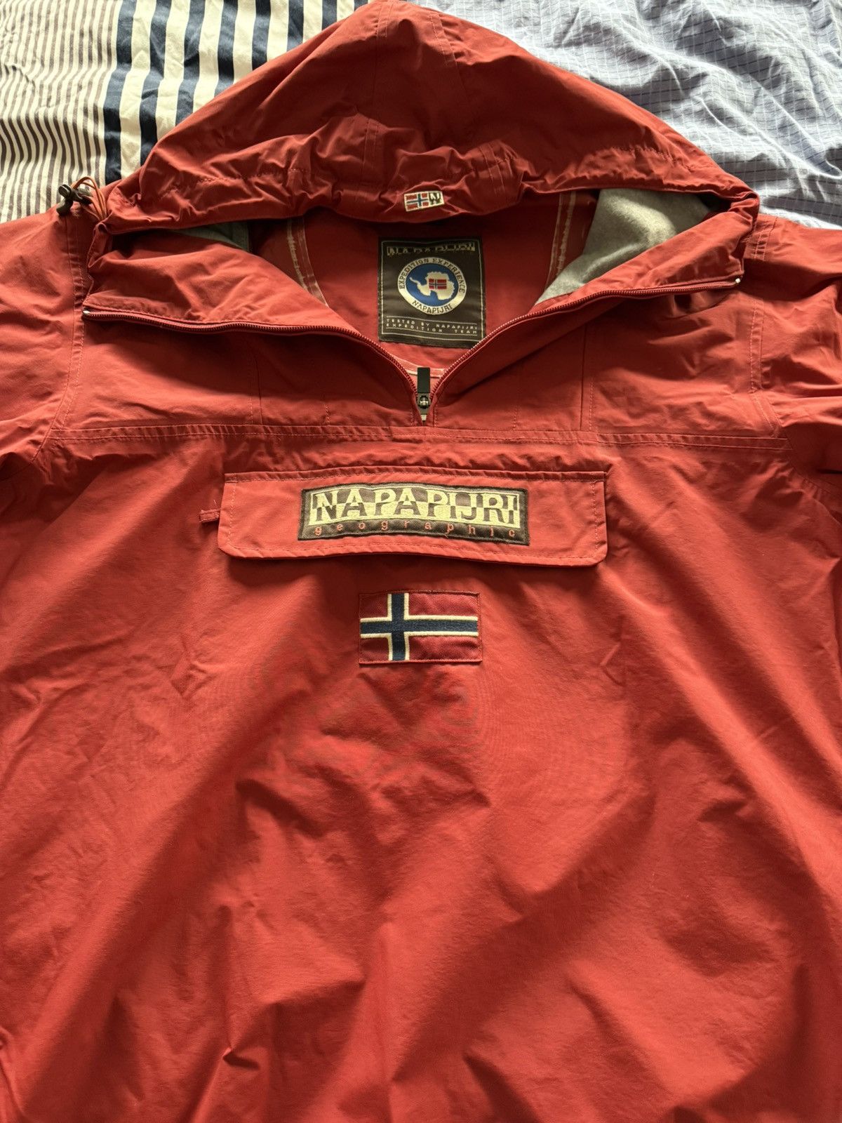 Napapijri Napapijri red smock Size US XL / EU 56 / 4 - 1 Thumbnail
