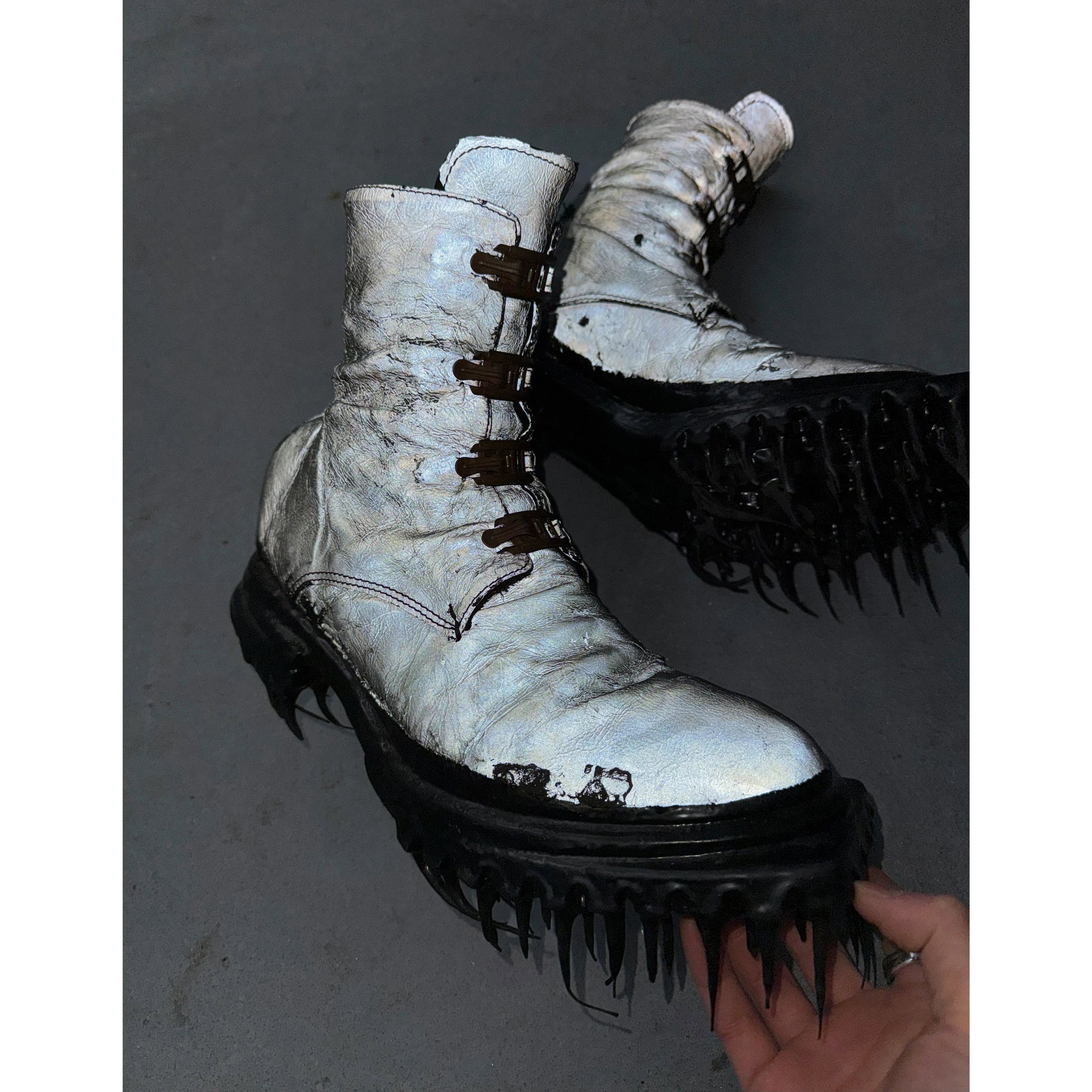 Carol Christian Poell Carol Christian Poell ‘AM/2759P-IN XDERMA-PTC/010’ Boots Size US 8 / EU 41 - 2 Thumbnail