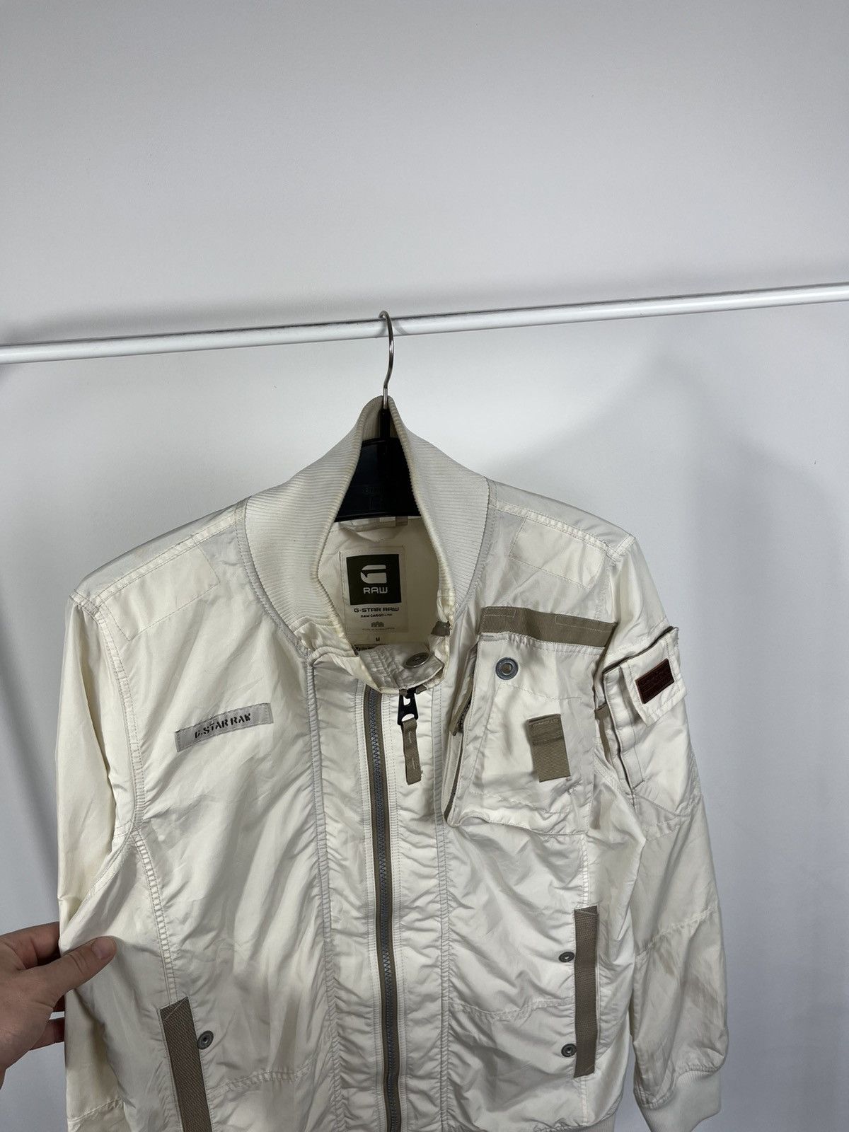 G-Star G Star RAW Lockhart Bomber Jacket Cargo Military Style M Size US M / EU 48-50 / 2 - 5 Thumbnail