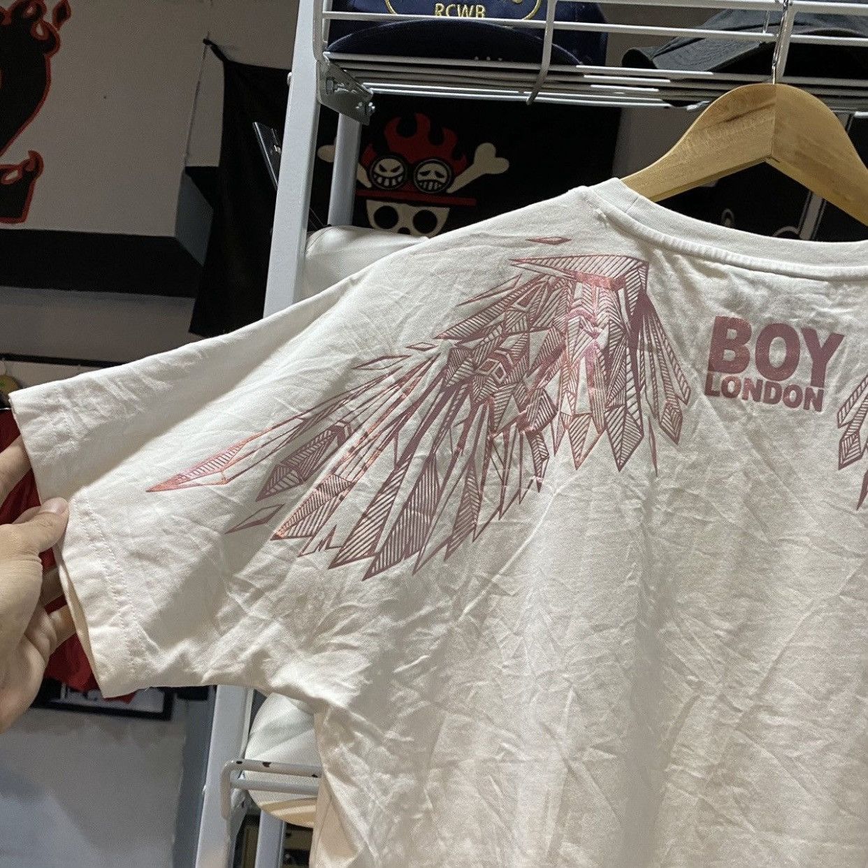 Boy London Boy London Eagle Wings Graphic T-Shirt - Y2K Streetwear Size US S / EU 44-46 / 1 - 6 Thumbnail