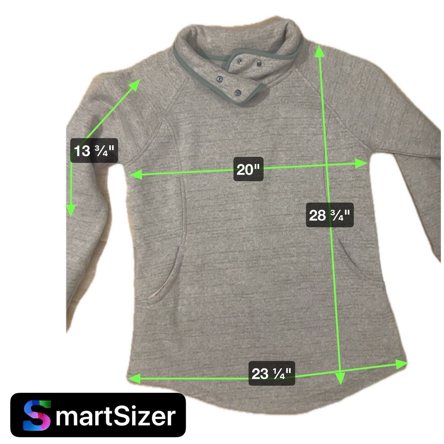 Prana Prana Womens Tunic Sweatshirt XL Dovetail Tri Thermal Thread Size XL / US 12-14 / IT 48-50 - 5 Thumbnail