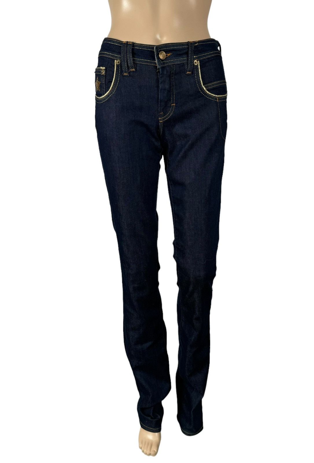 John Galliano Galliano Glitzy Jeans Bootcut Sequin Stars size 25 Size 25" / US 0 / IT 36 - 4 Thumbnail