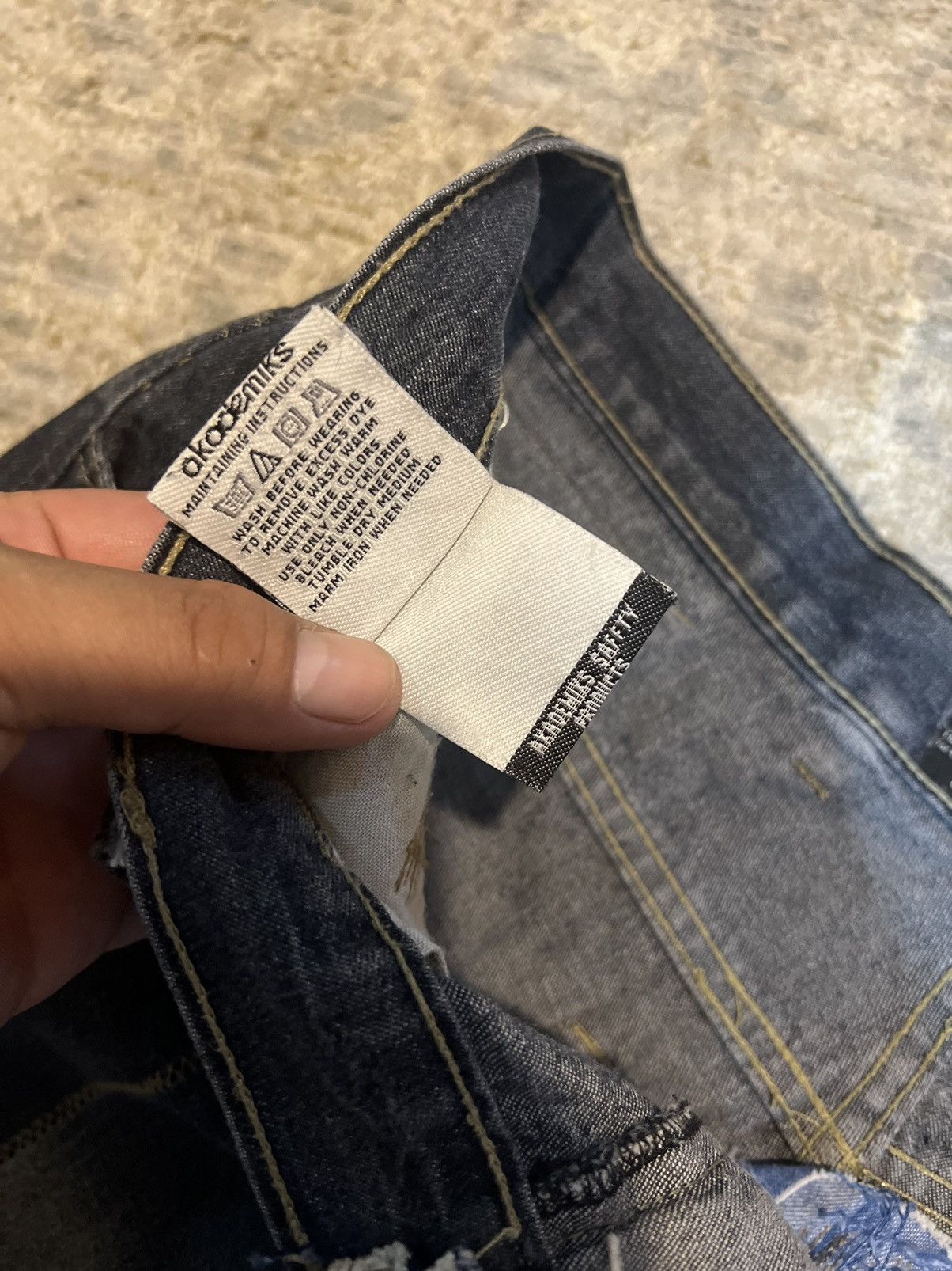 Akademiks Akademiks jeans PATCH WORK Denim Pants Size US 36 / EU 52 - 12 Thumbnail