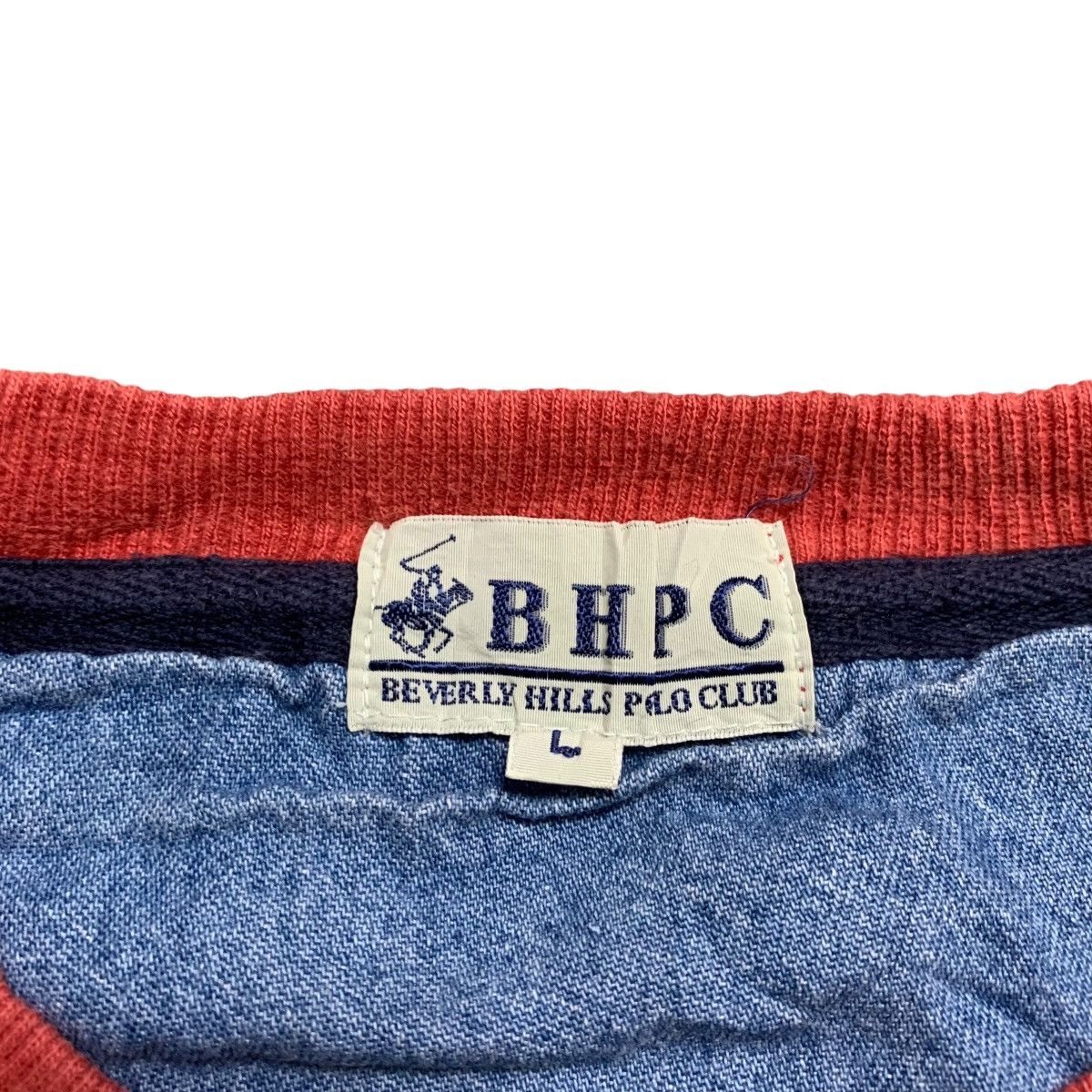 Beverly Hills Polo Club Beverly Hills Polo Club BHPC Big Logo Sweatshirt Size US L / EU 52-54 / 3 - 5 Thumbnail