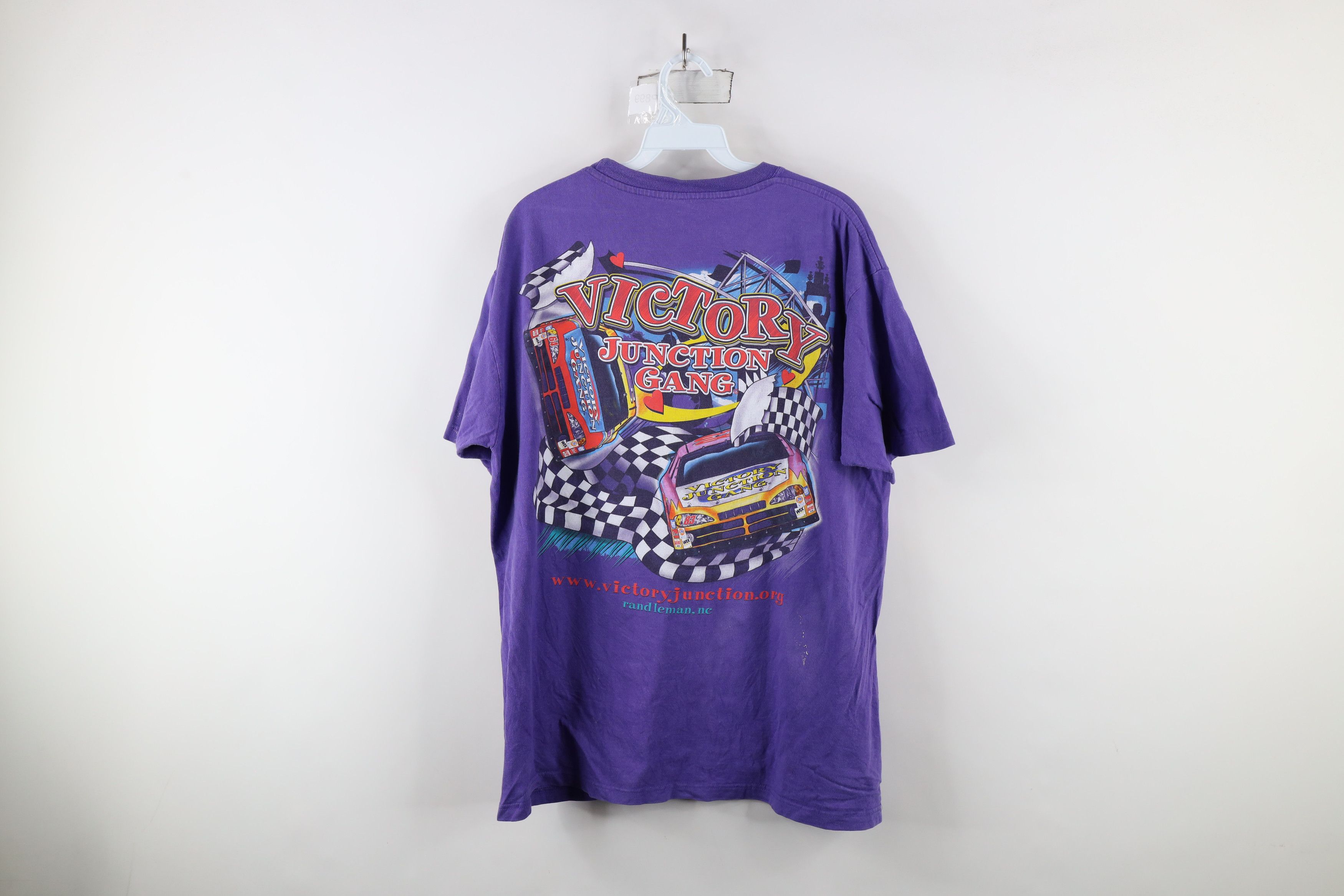 Vintage Vintage Nascar Spell Victory Junction Gang Racing T-Shirt Size US L / EU 52-54 / 3 - 12 Thumbnail