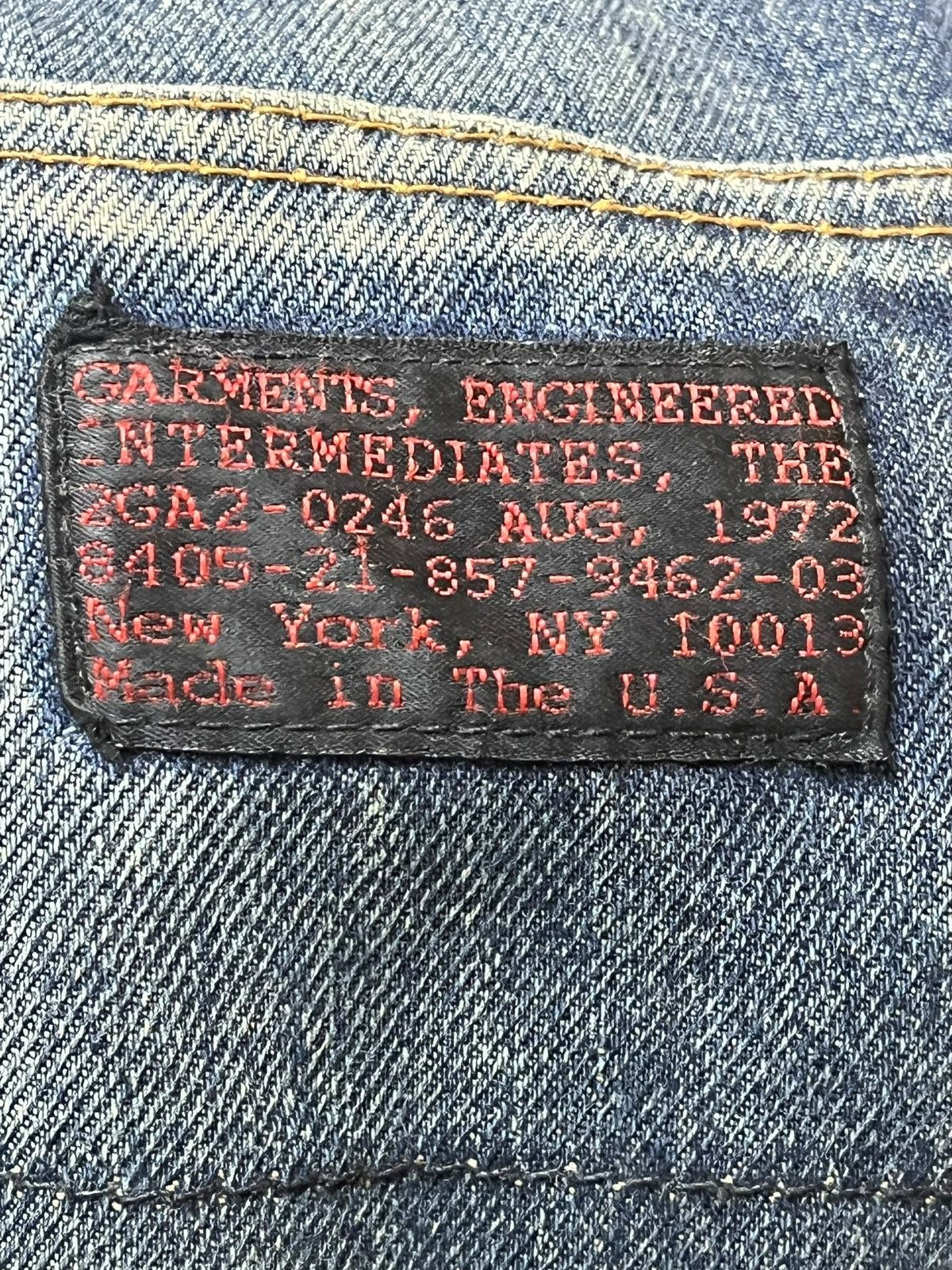 Engineered Garments Vintage 70’s Engineer Garments Selvedge Denim Size US 30 / EU 46 - 8 Thumbnail