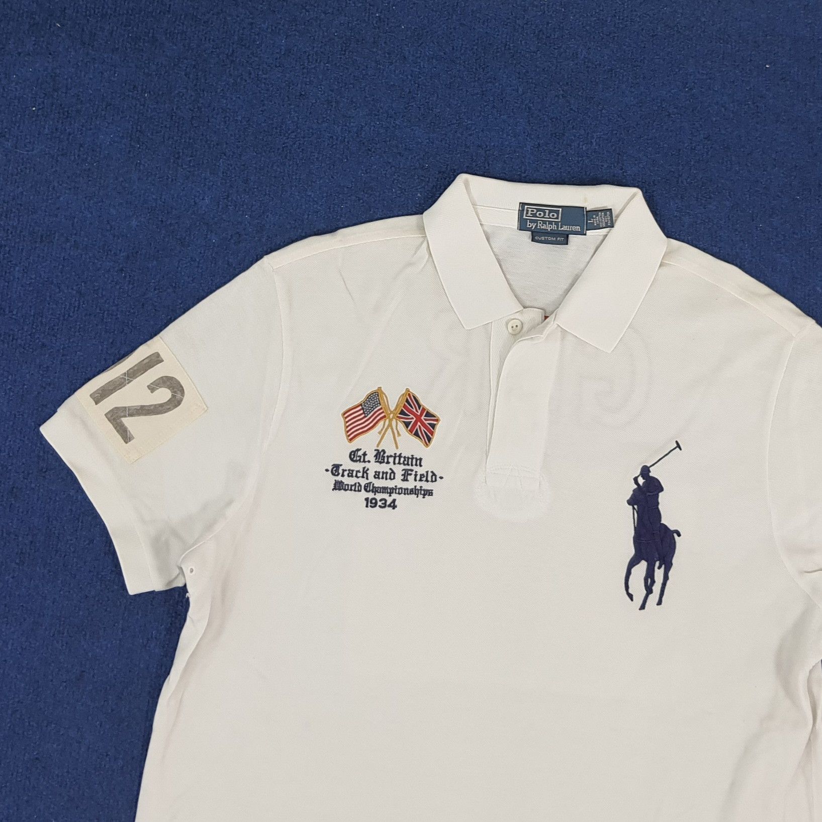 Polo Ralph Lauren × Vintage Vintage POLO by Ralph Lauren World Champion Polo Shirt Size US L / EU 52-54 / 3 - 2 Thumbnail