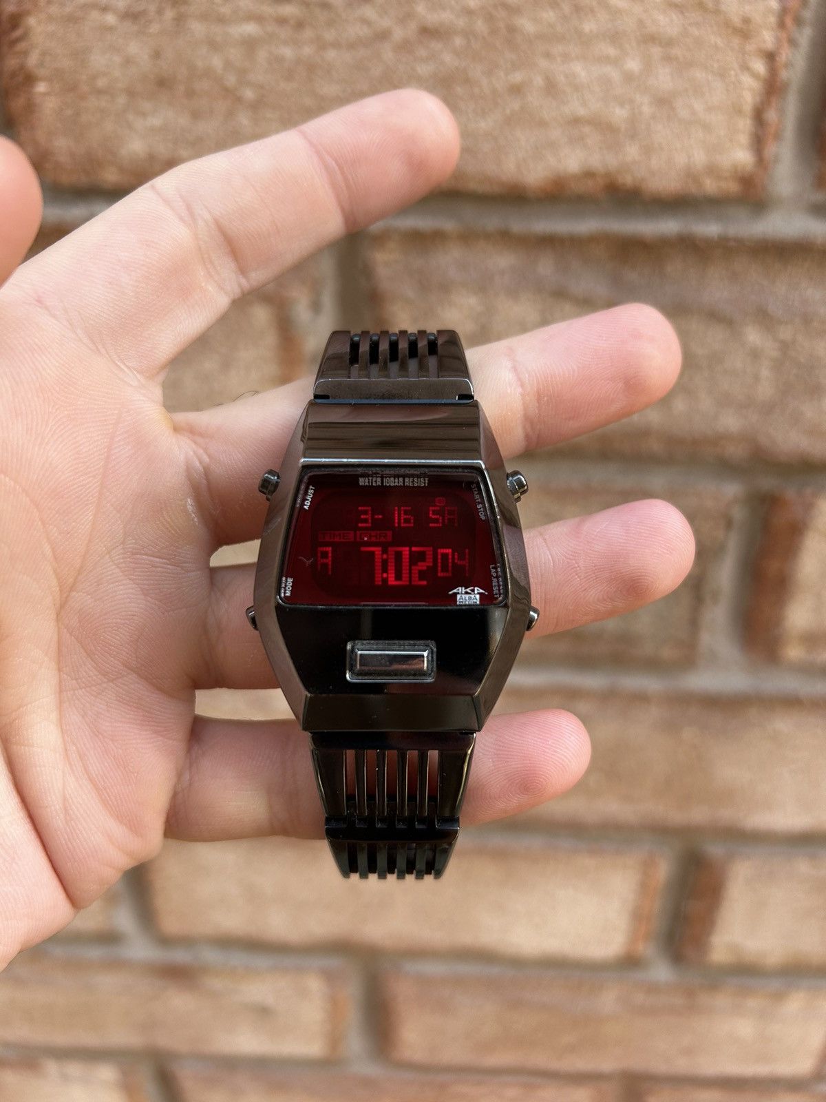image of Seiko Alba “Darth Vader” Men’S Watch in Black Red, Men's
