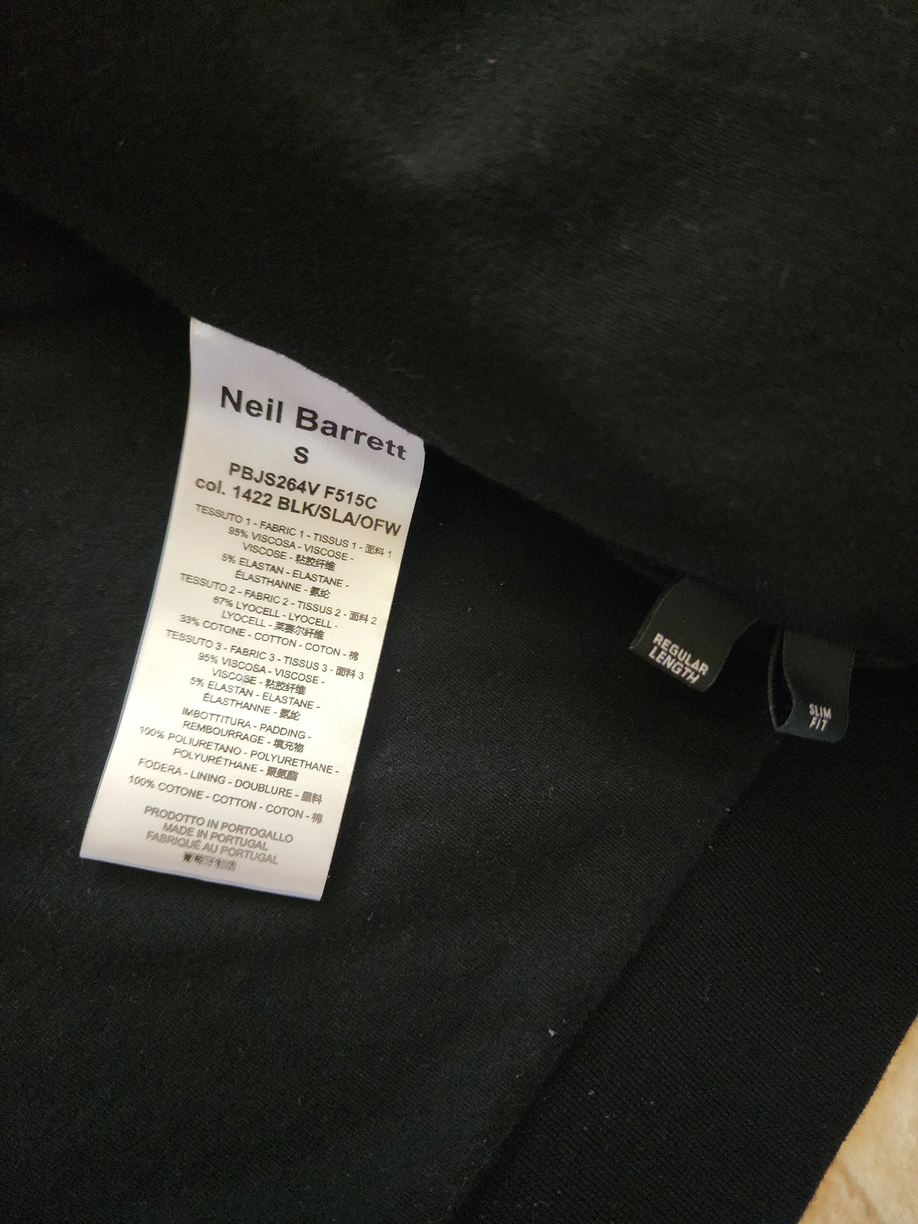 Neil Barrett NEIL BARRETT MODERNIST NEOPRENE HOODIE SIZE SMALL Size US S / EU 44-46 / 1 - 6 Thumbnail