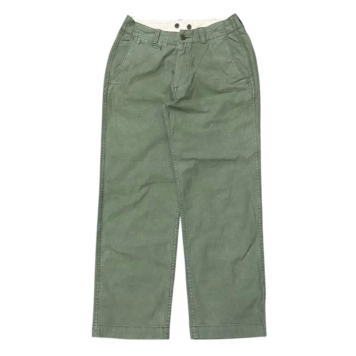 Orslow Master&Co Japan Military Sateen Trousers - Olive Size US 28 / EU 44 - 1 Thumbnail