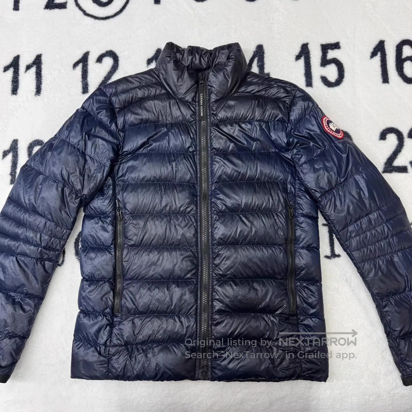 Canada Goose Blue Quilted Puffer Jacket with Zip Closure. Size US M / EU 48-50 / 2 - 1 Thumbnail