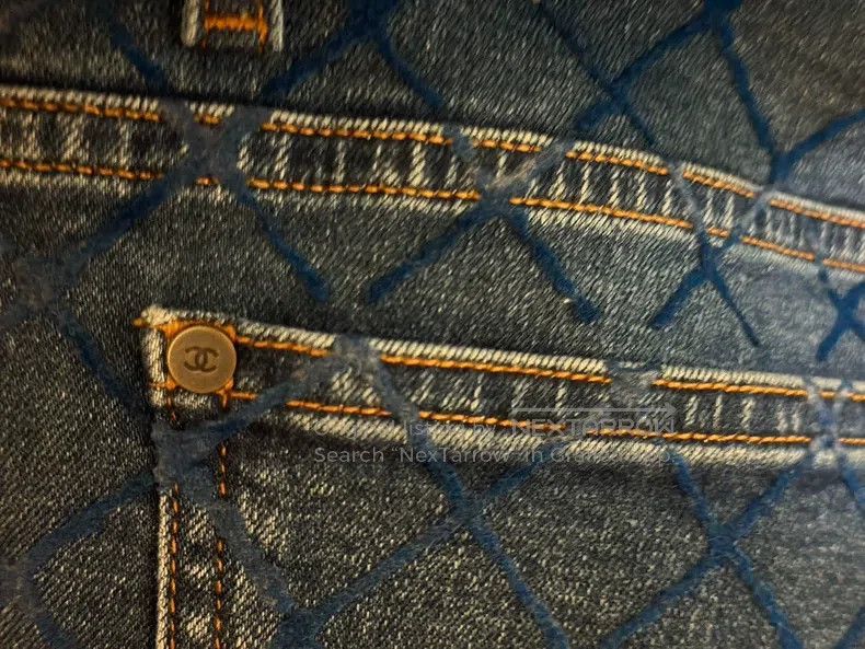 Chanel Chanel Diamond check jeans Size 25" / US 0 / IT 36 - 6 Thumbnail