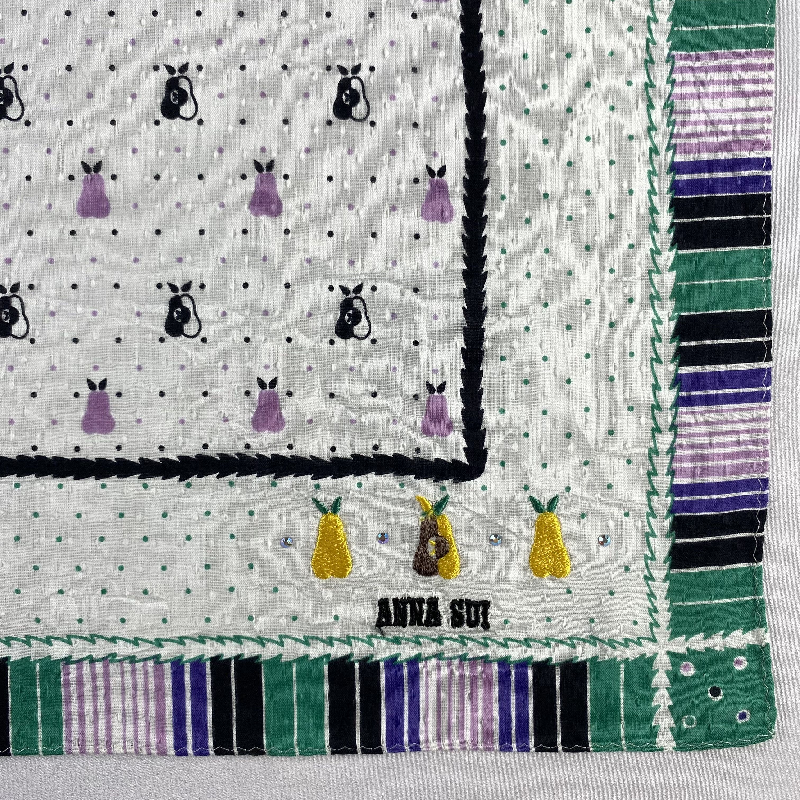 Vintage Anna Sui Bandana/ Handkerchief / Neckerchief Size ONE SIZE - 3 Thumbnail