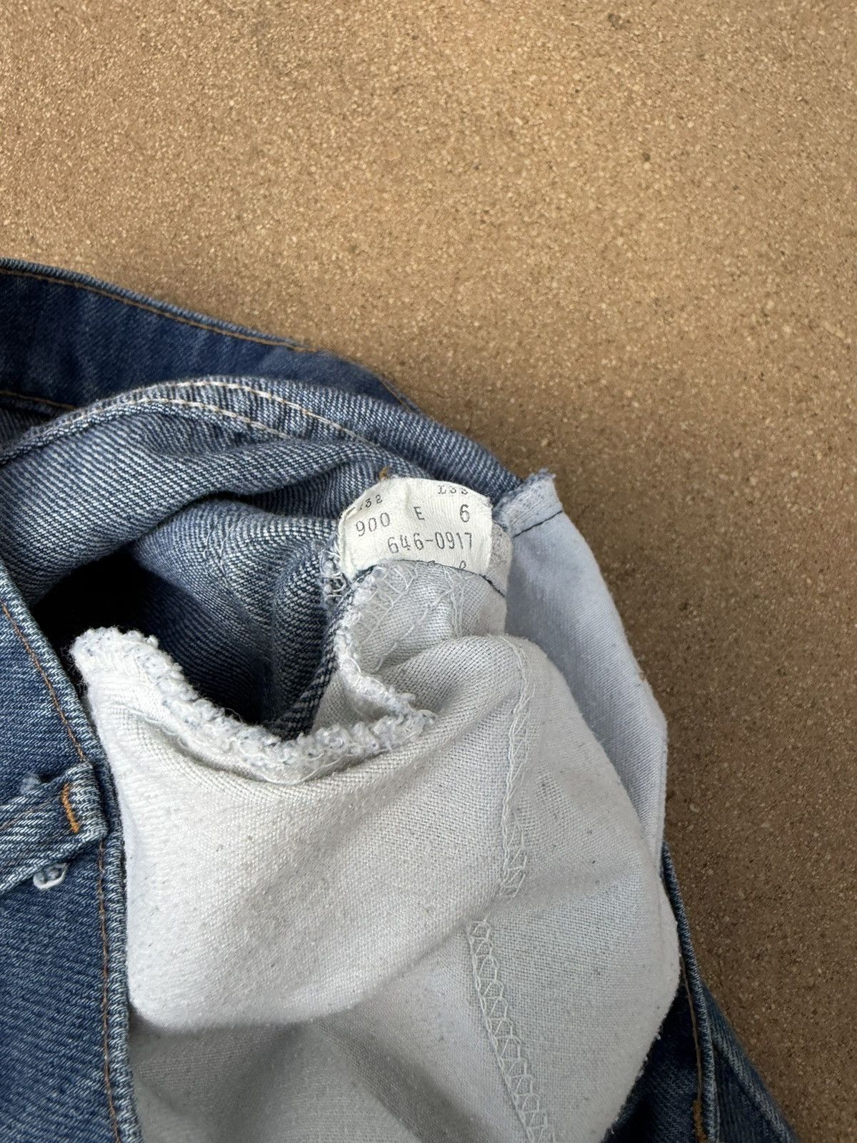 Levi's Vtg 80’s Levi’s 646 Orange Tab Bellbottom Flare Jeans 31x32 Size US 31 - 6 Thumbnail