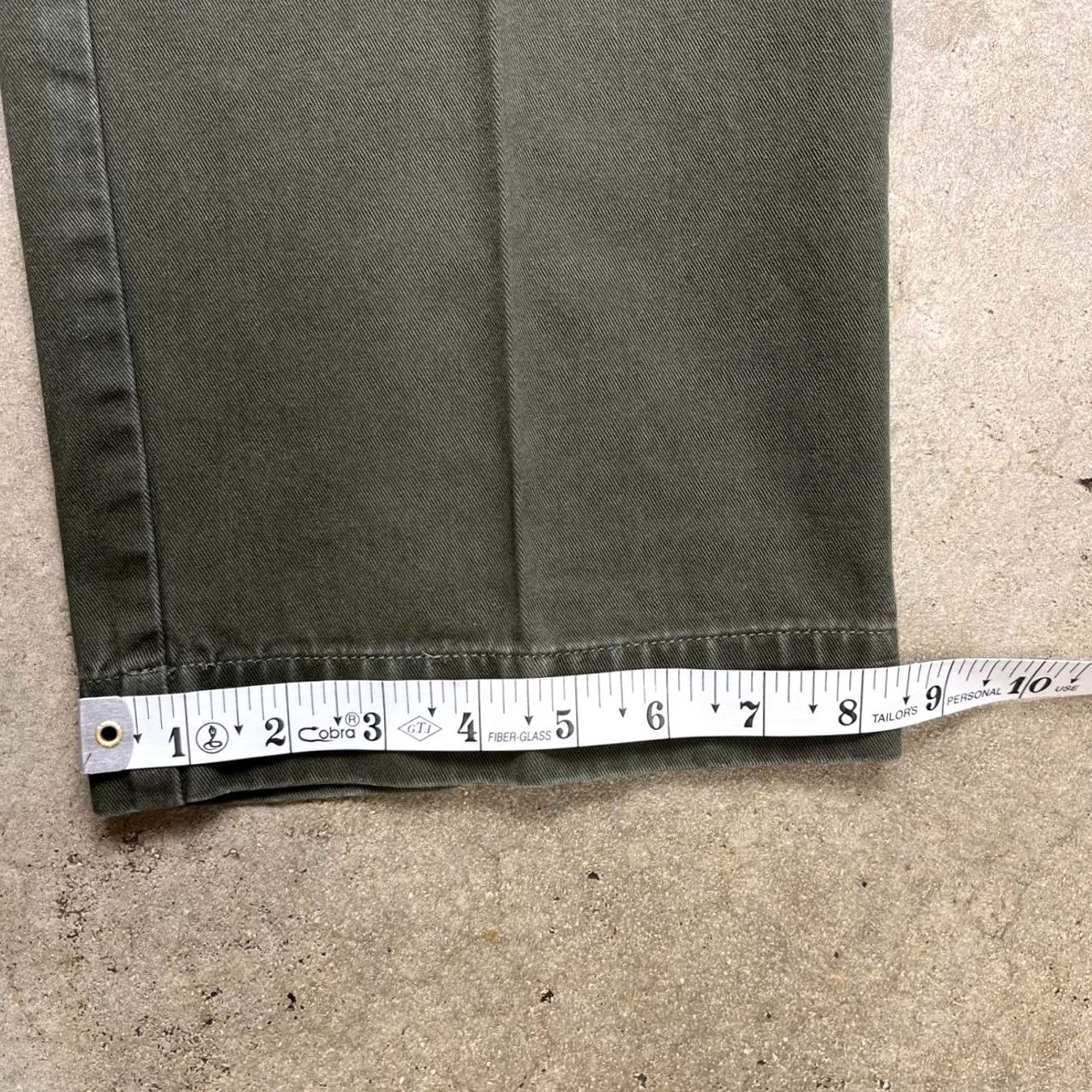 Polo Ralph Lauren VINTAGE Polo Ralph Lauren Chinos Green trousers 34x30 flat front Size US S / EU 44-46 / 1 - 6 Thumbnail