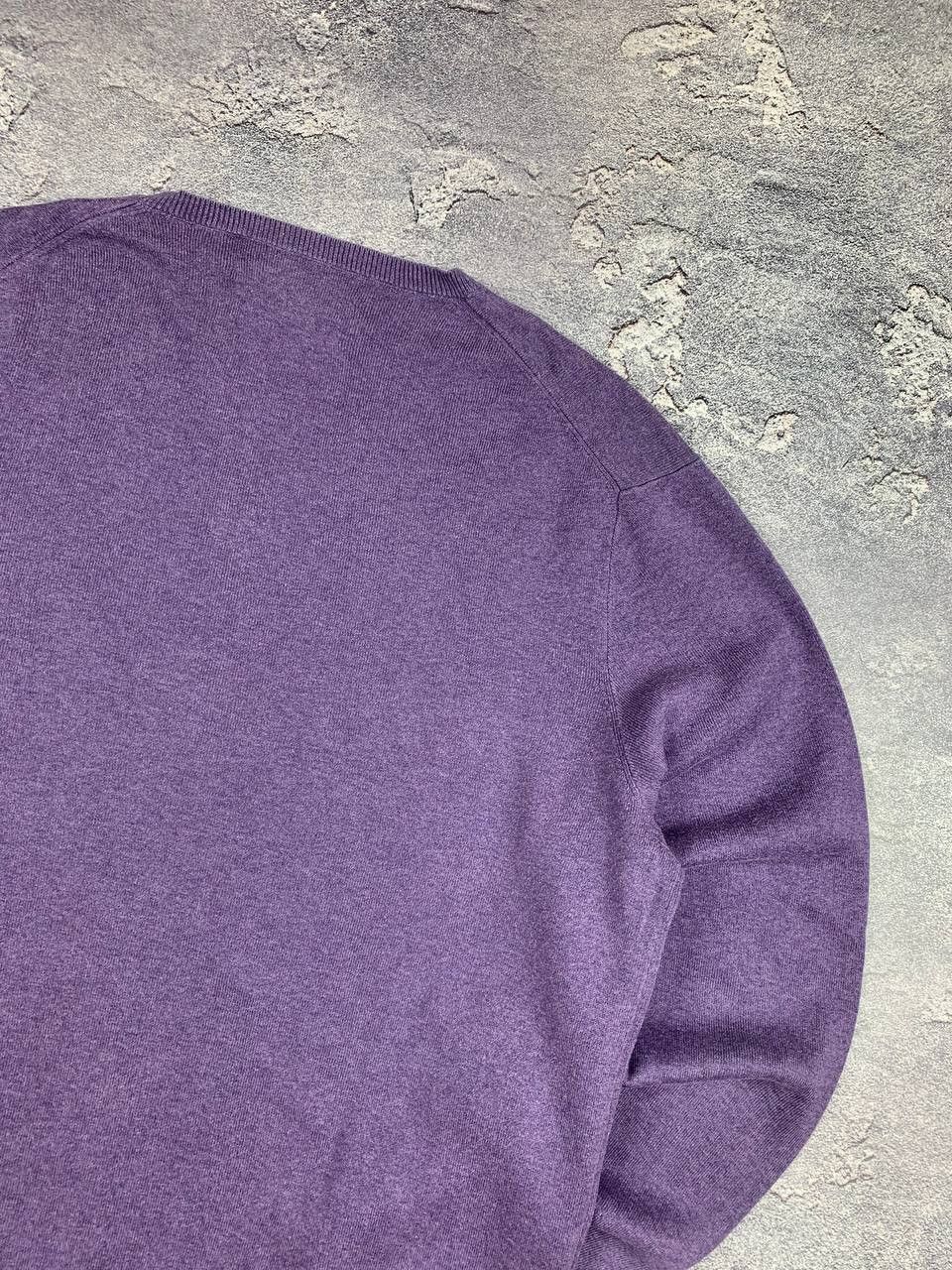 Polo Ralph Lauren Polo Ralph Lauren Men’s V-Neck Sweater Purple Pima Cotton Size US M / EU 48-50 / 2 - 13 Thumbnail