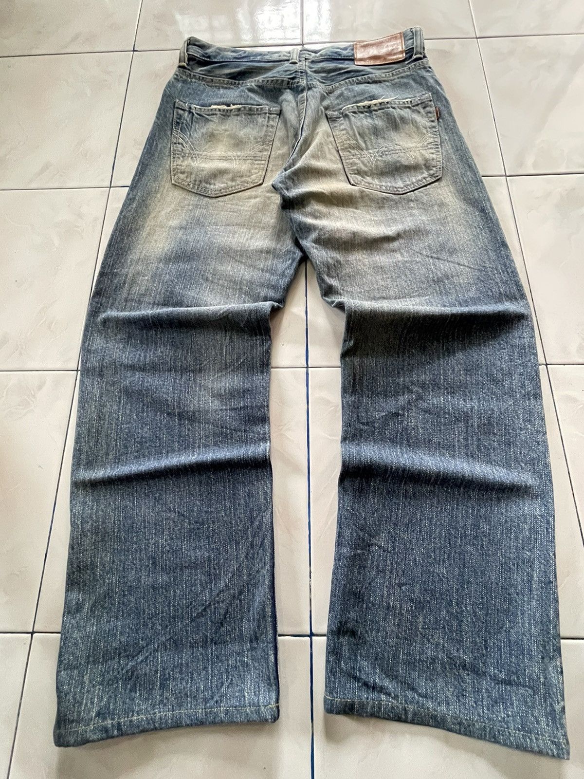 Edwin × Japanese Brand × Vintage Vintage Edwin 505 Z Baggy Loose Selvedge Jeans Rare Size US 30 / EU 46 - 2 Thumbnail
