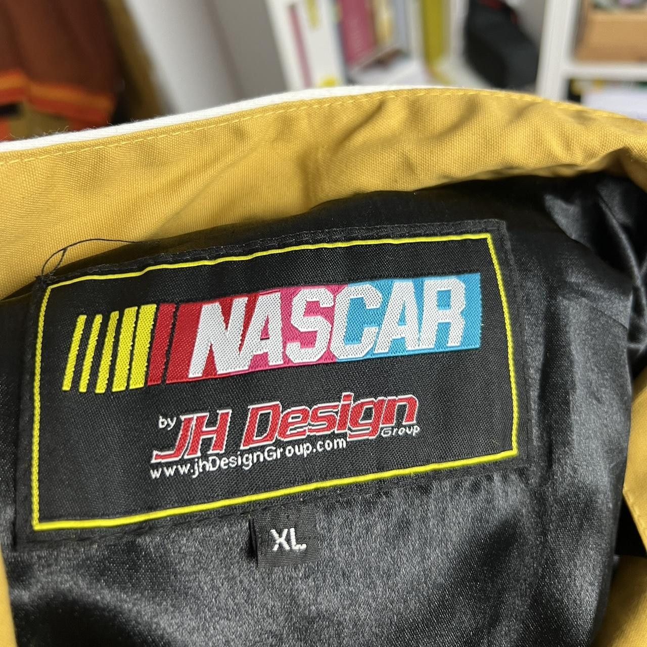NASCAR Vintage 90s Nascar by JH Design moto racing biker jacket Size US XL / EU 56 / 4 - 6 Thumbnail
