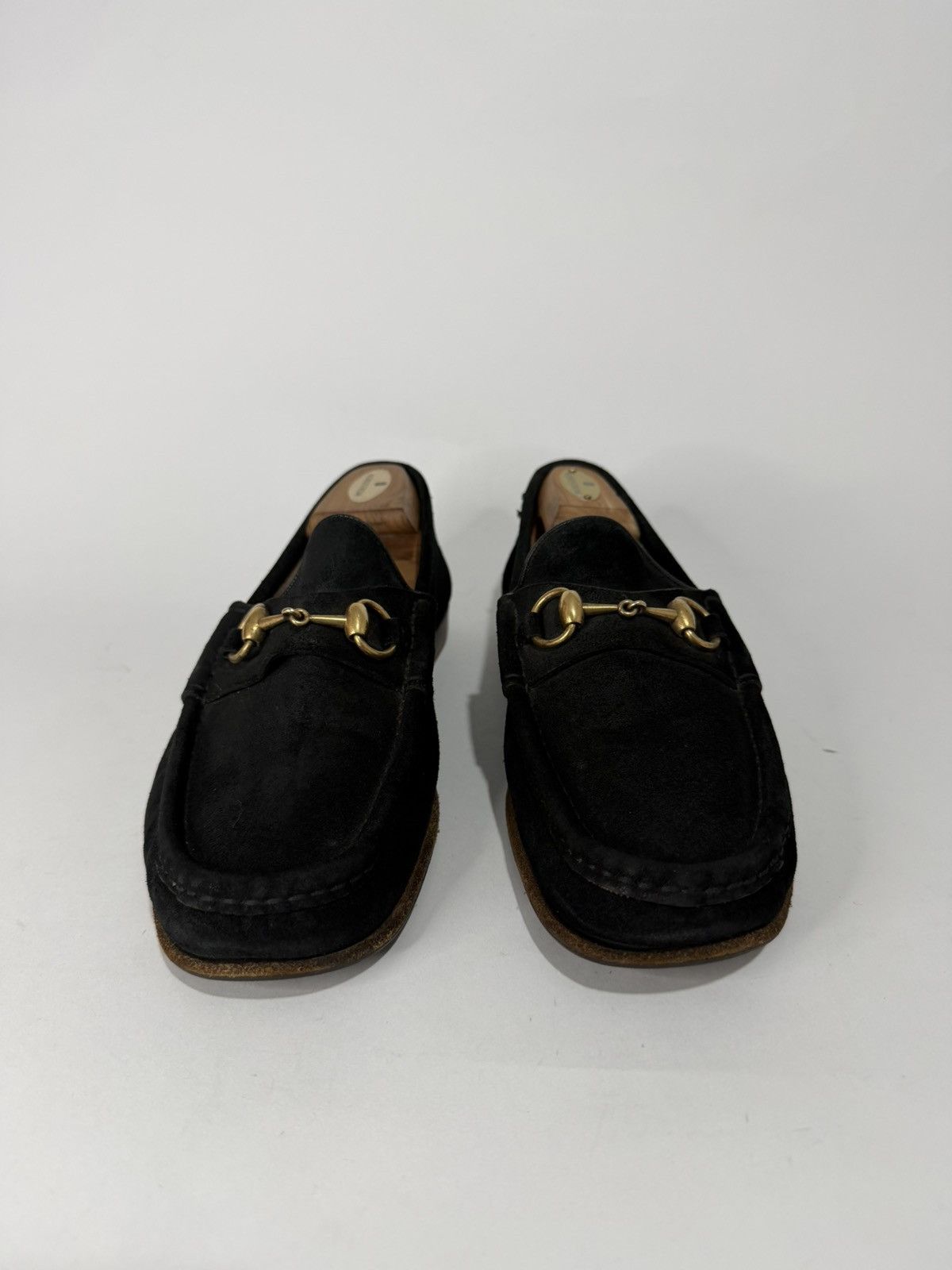 Gucci Gucci Black Suede 1953 Horsebit Loafers Size 8 UK/ 9US Size US 9 / EU 42 - 2 Thumbnail