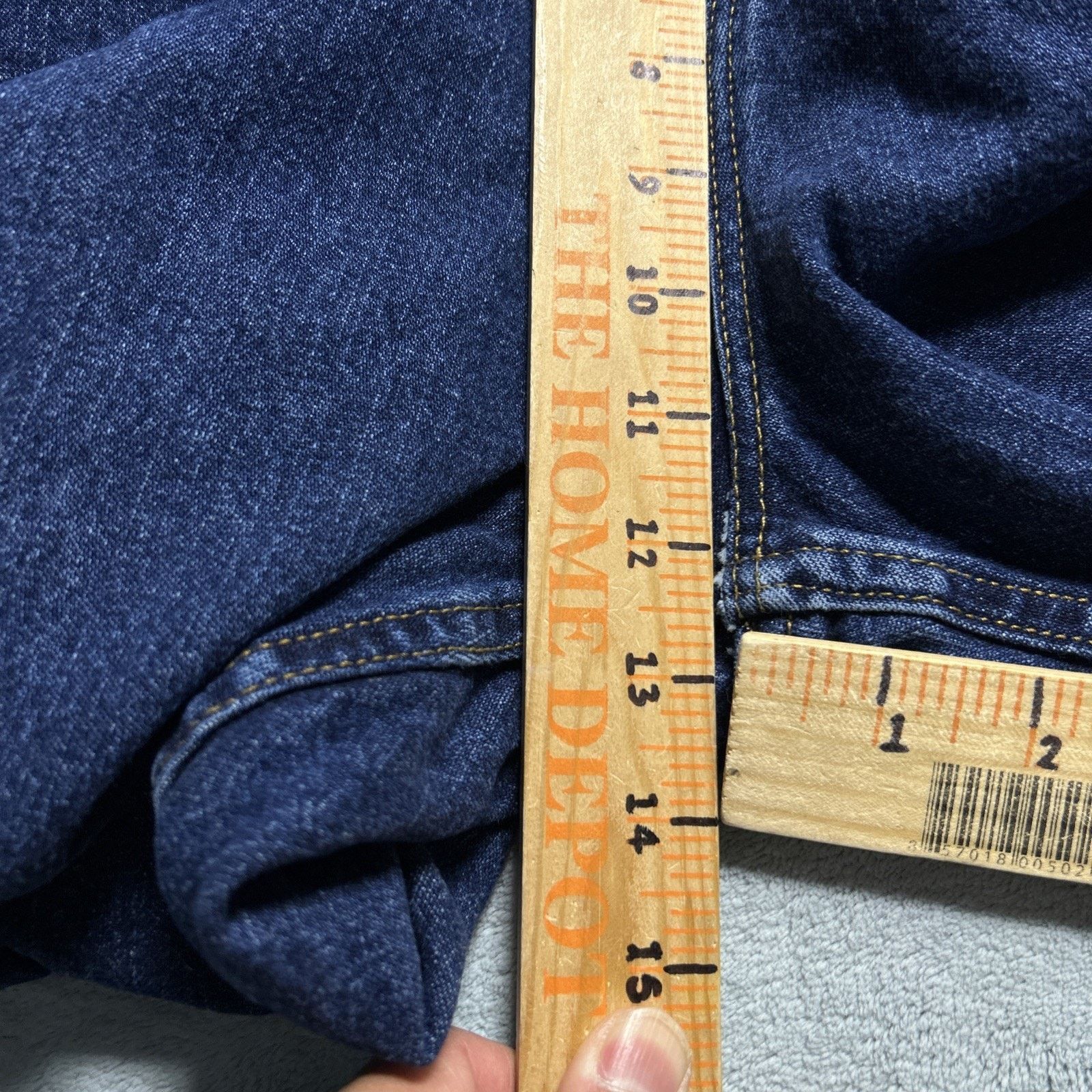 Faded Glory Beyond Baggy Jeans Womens 24W 43x28 Loose Hamilton Wide Size US 43 - 10 Thumbnail