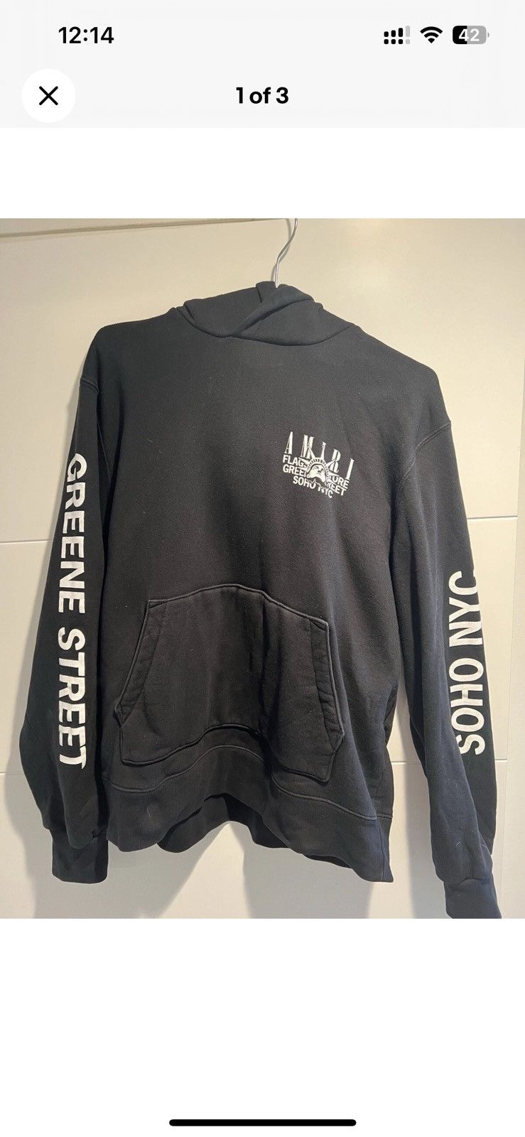 Amiri Amiri Soho NYC Greene street hooded sweatshirt Size US M / EU 48-50 / 2 - 1 Thumbnail