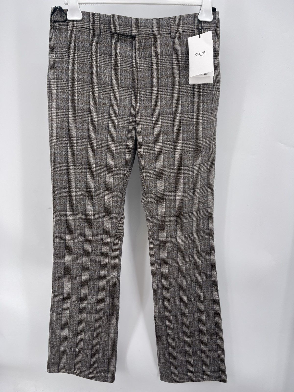 Celine Celine Prince Of Wales Trousers Size 50 Size US 34 / EU 50 - 1 Thumbnail