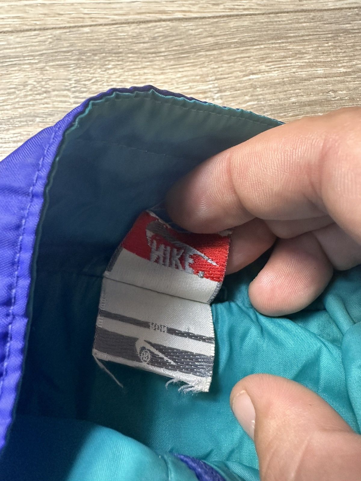Nike × Nike ACG × Vintage 80s 90s Nike Vintage Nylon Windbreaker Big Logo Size US S / EU 44-46 / 1 - 8 Thumbnail