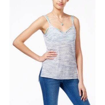 Other Ultra Flirt Juniors' Printed High-low Tank with Strappy Bral Size XL / US 12-14 / IT 48-50 - 2 Thumbnail