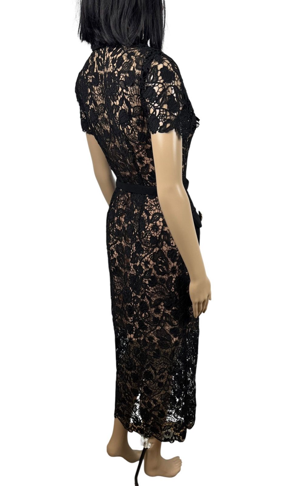 Self-Portrait Self-Portrait Magnolia Lace Dress Maxi Button Up size UK8 Size S / US 4 / IT 40 - 10 Thumbnail