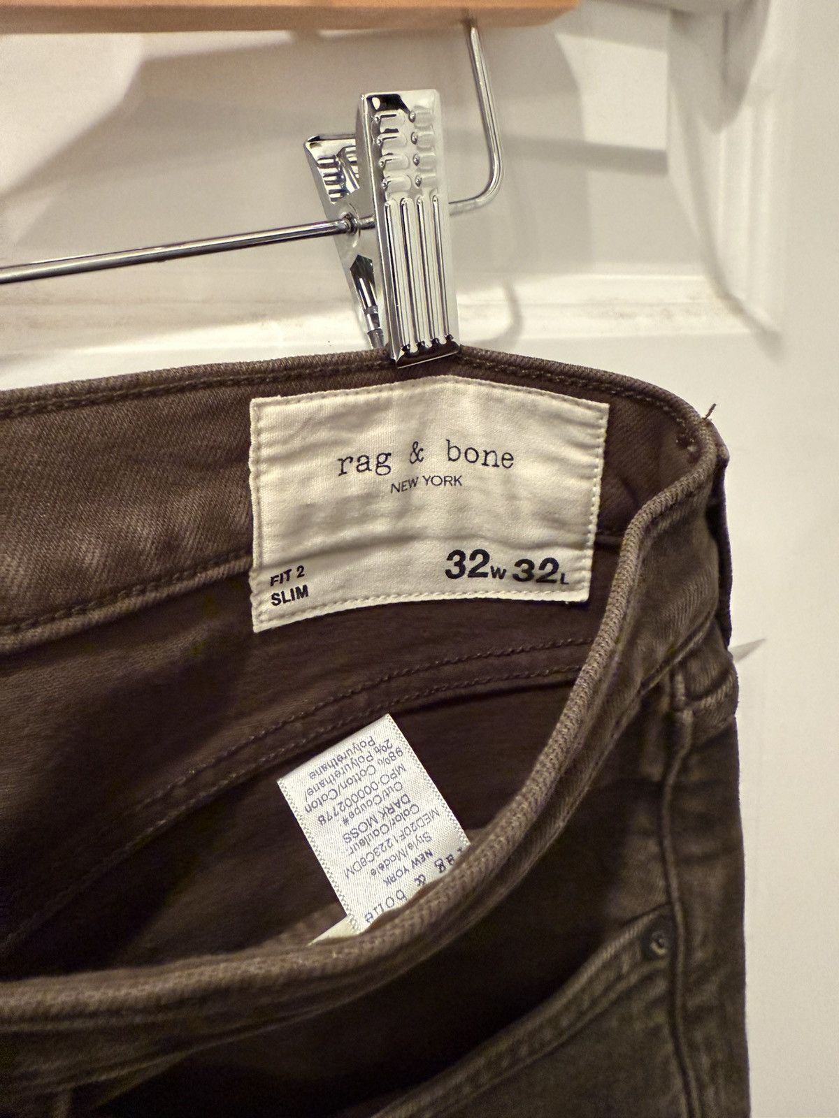 Rag & Bone Rag & Bone - Moss Jeans (Fit 2) Size US 32 / EU 48 - 3 Thumbnail