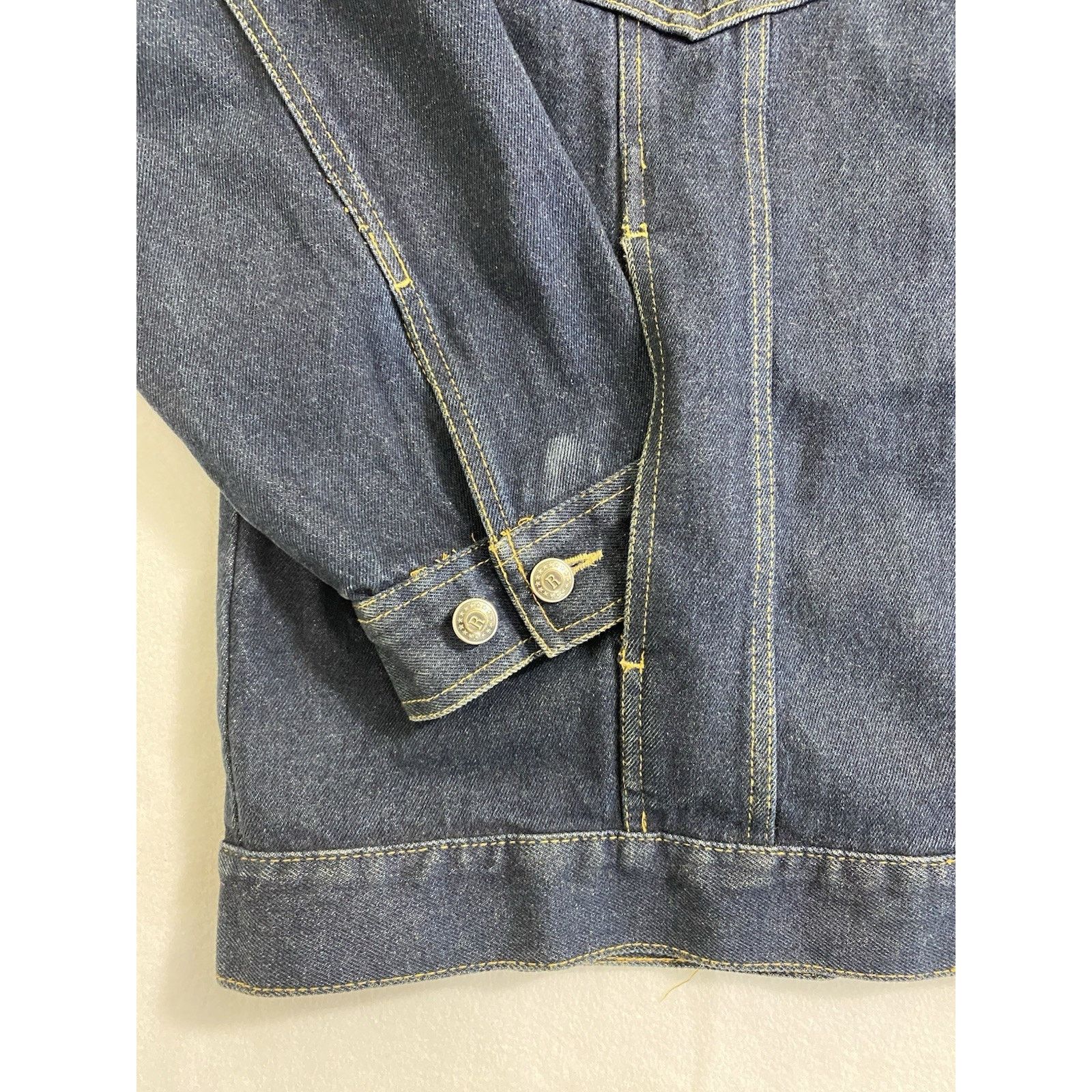 Rock Revival Vintage Revival Lion Mens XXL Dark Denim Jean Jacket 90s Size US XXL / EU 58 / 5 - 3 Thumbnail