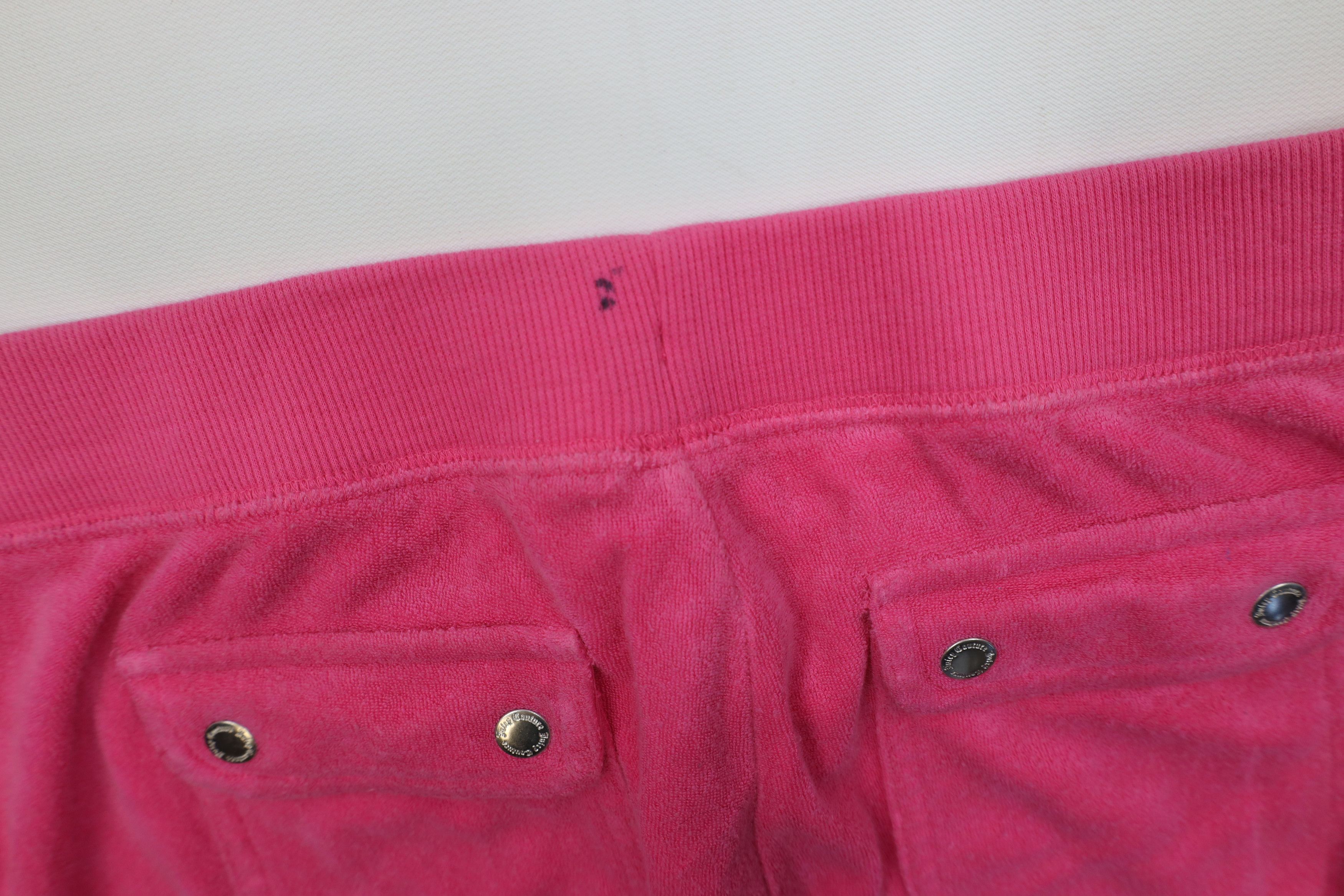 Juicy Couture Vintage 90s Y2K Juicy Couture Terry Cloth Capris Pants Size 28" / US 6 / IT 42 - 11 Thumbnail