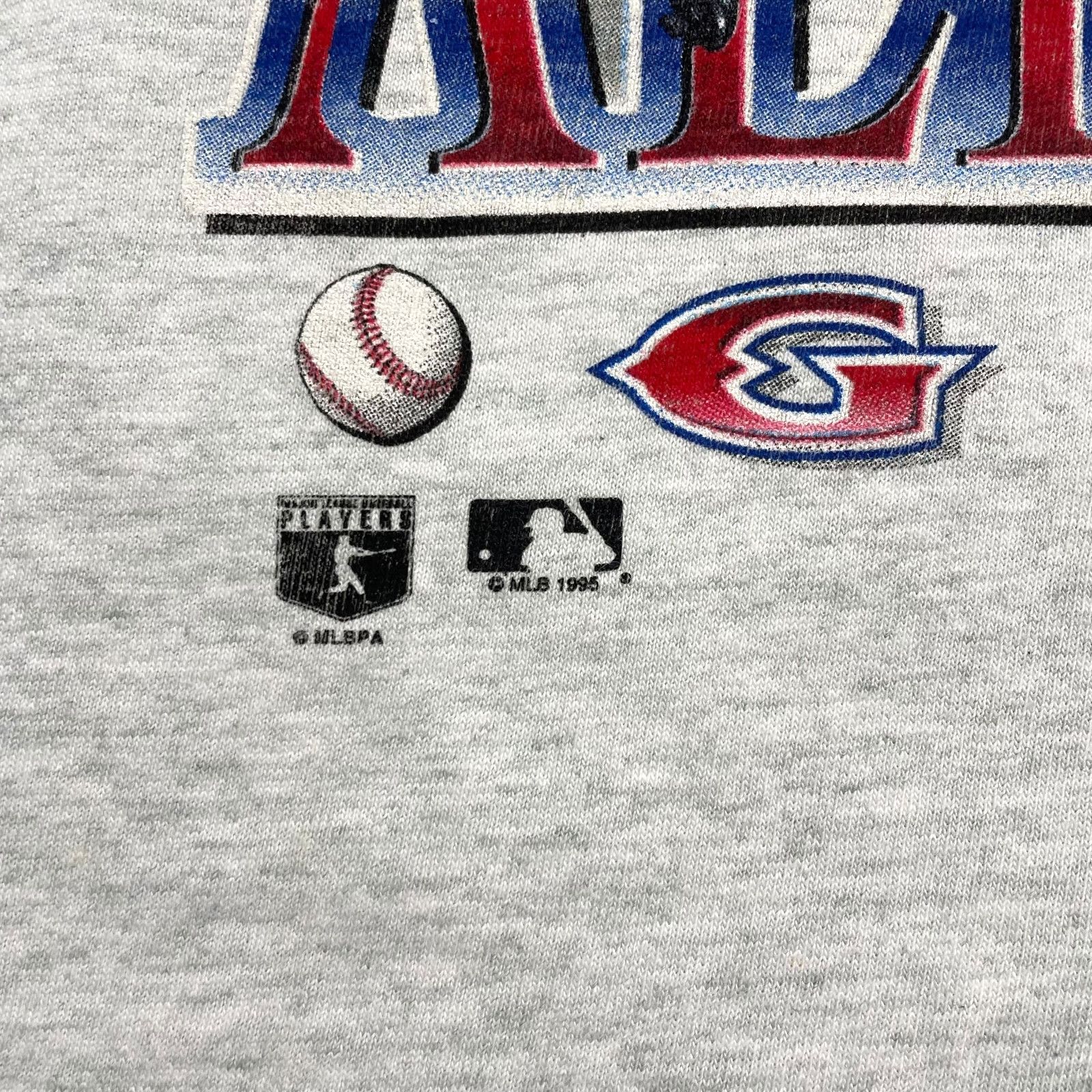MLB VTG DS 90s ALL STAR GAME 1995 TEXAS SALEM CARICATURE T-SHIRT Size US L / EU 52-54 / 3 - 5 Thumbnail