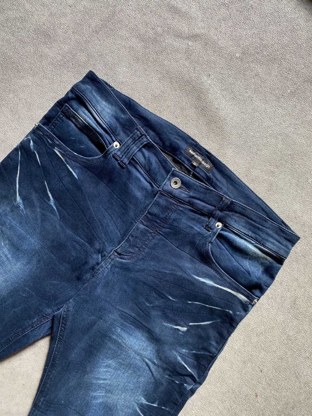 semanticdesign Semantic Design Skinny Heavy Washed Indigo Size US 30 / EU 46 - 4 Thumbnail