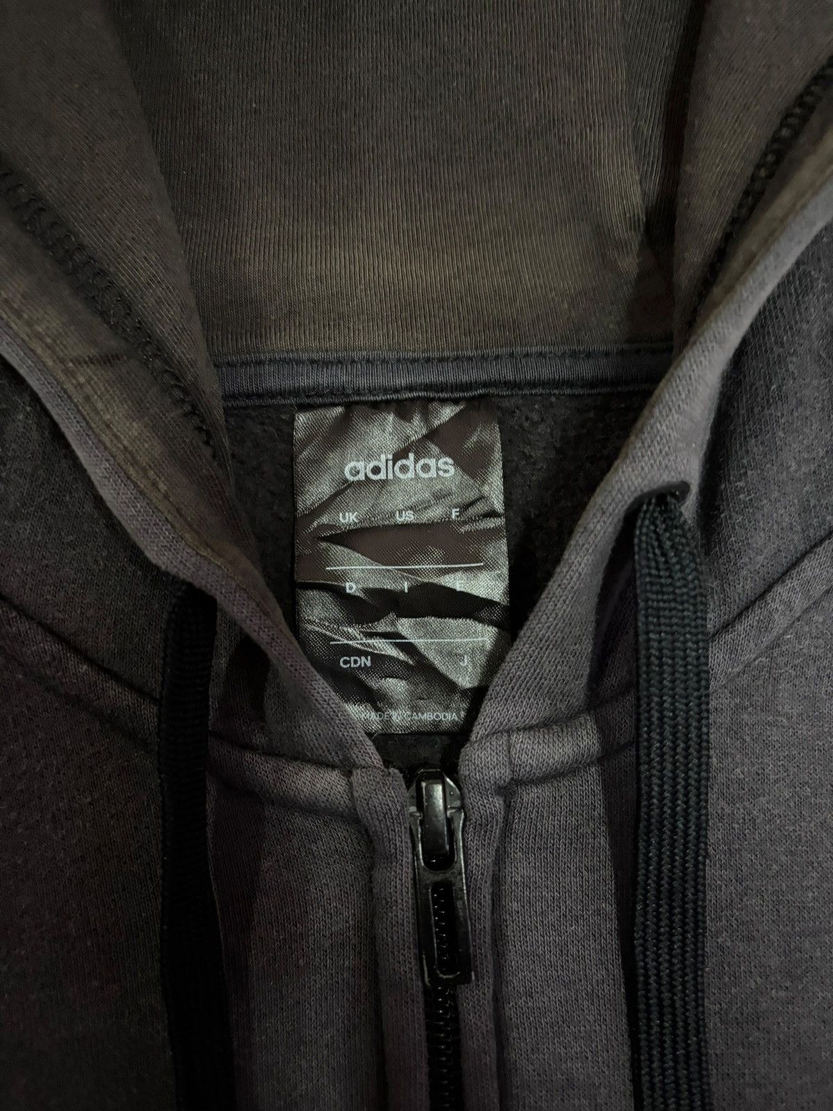 Adidas × Vintage Y2k Vintage Adidas Faded Spell Out Hoodie Size US S / EU 44-46 / 1 - 9 Thumbnail